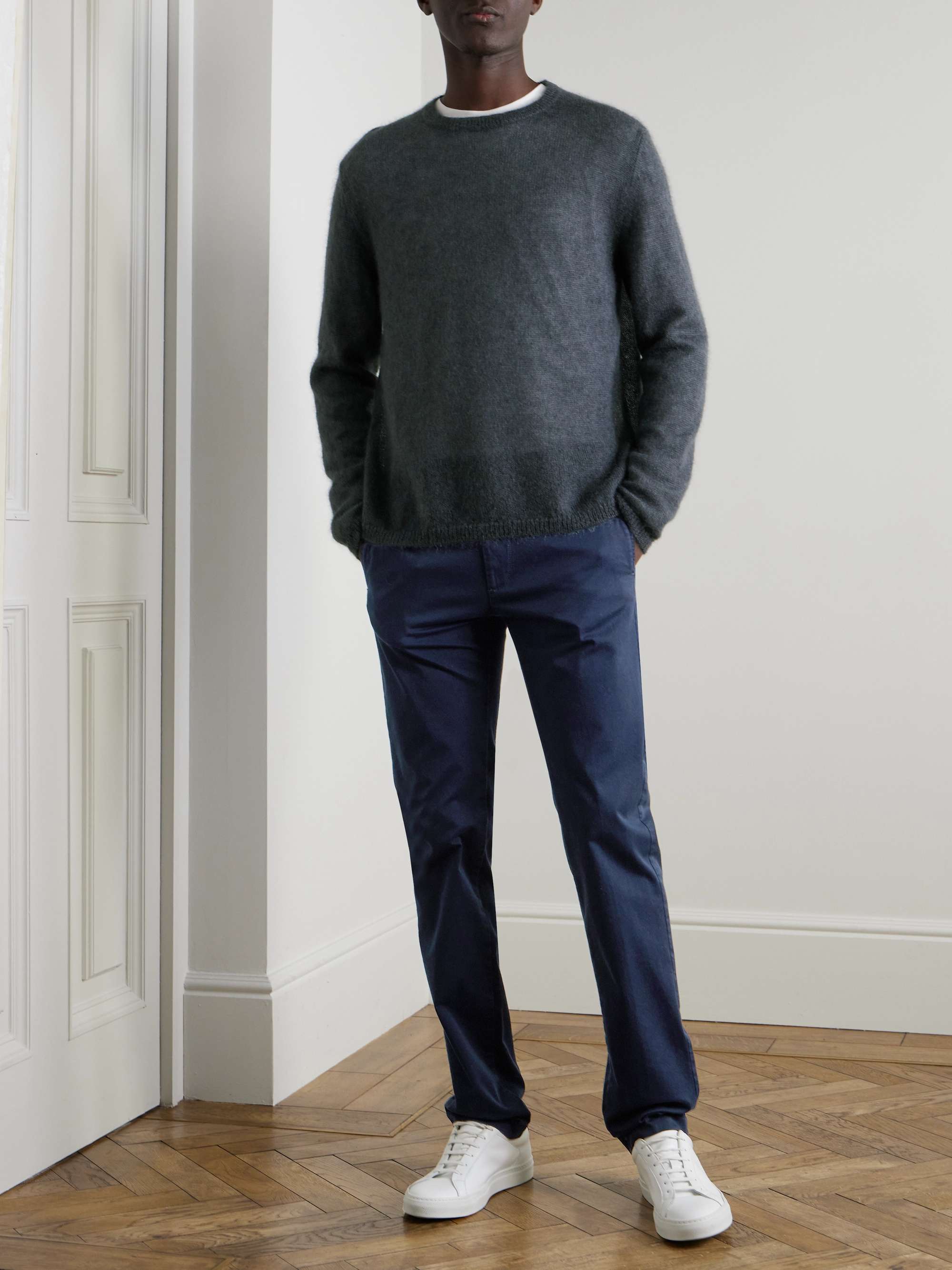 Winch2 Slim-Fit Cotton-Blend Twill Trousers view