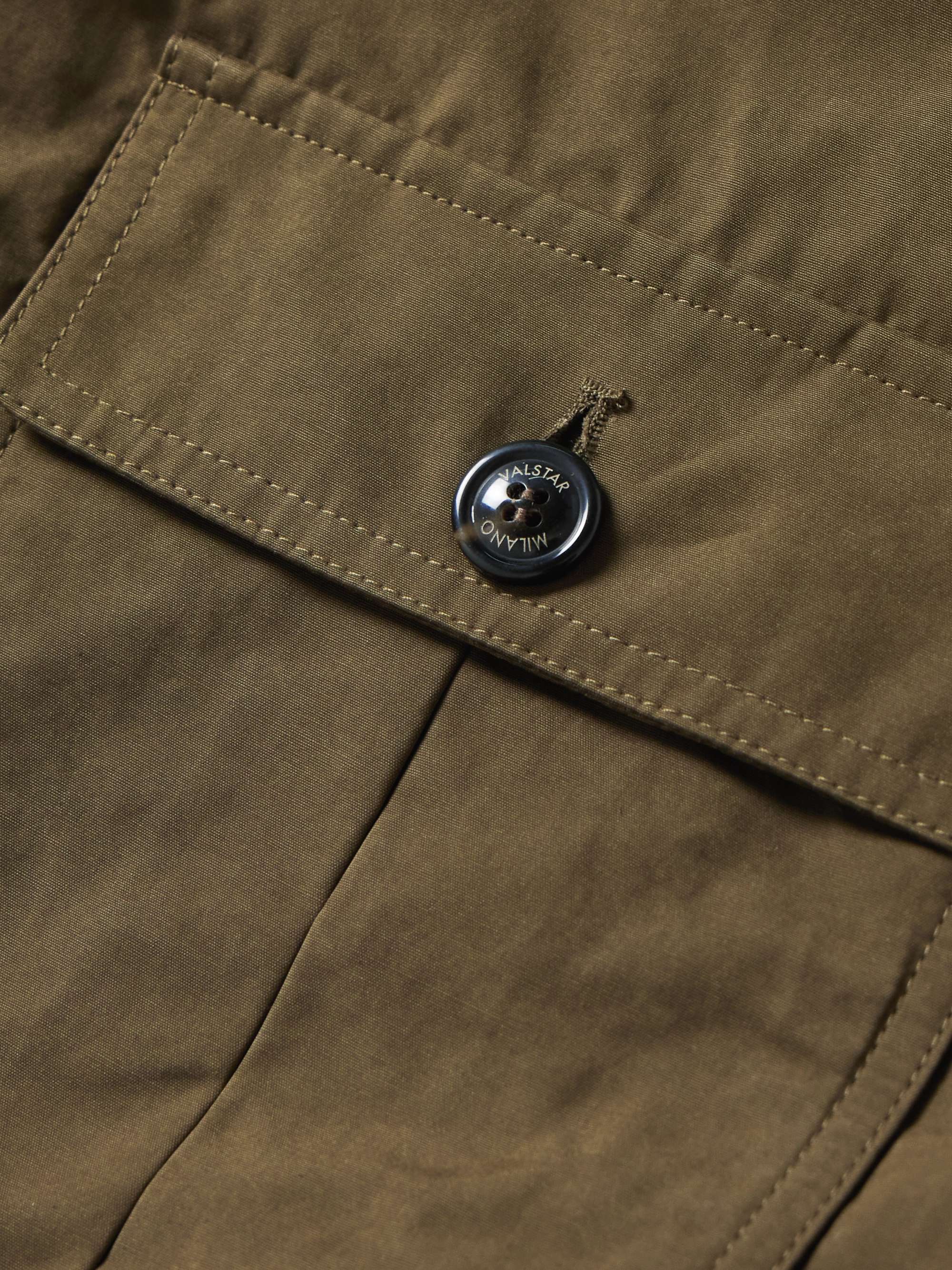 Valstarino Waxed Canvas Bomber Jacket view