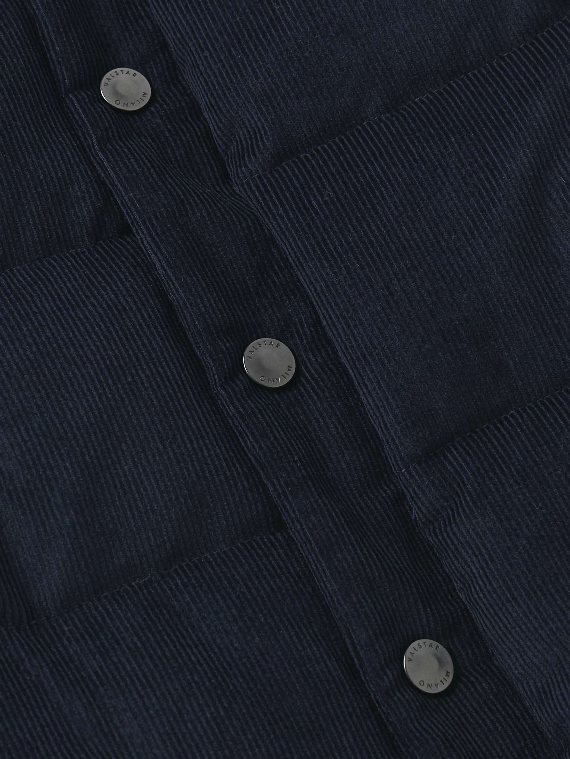 Matt Quilted Cotton-Corduroy Down Shirt Jacket view