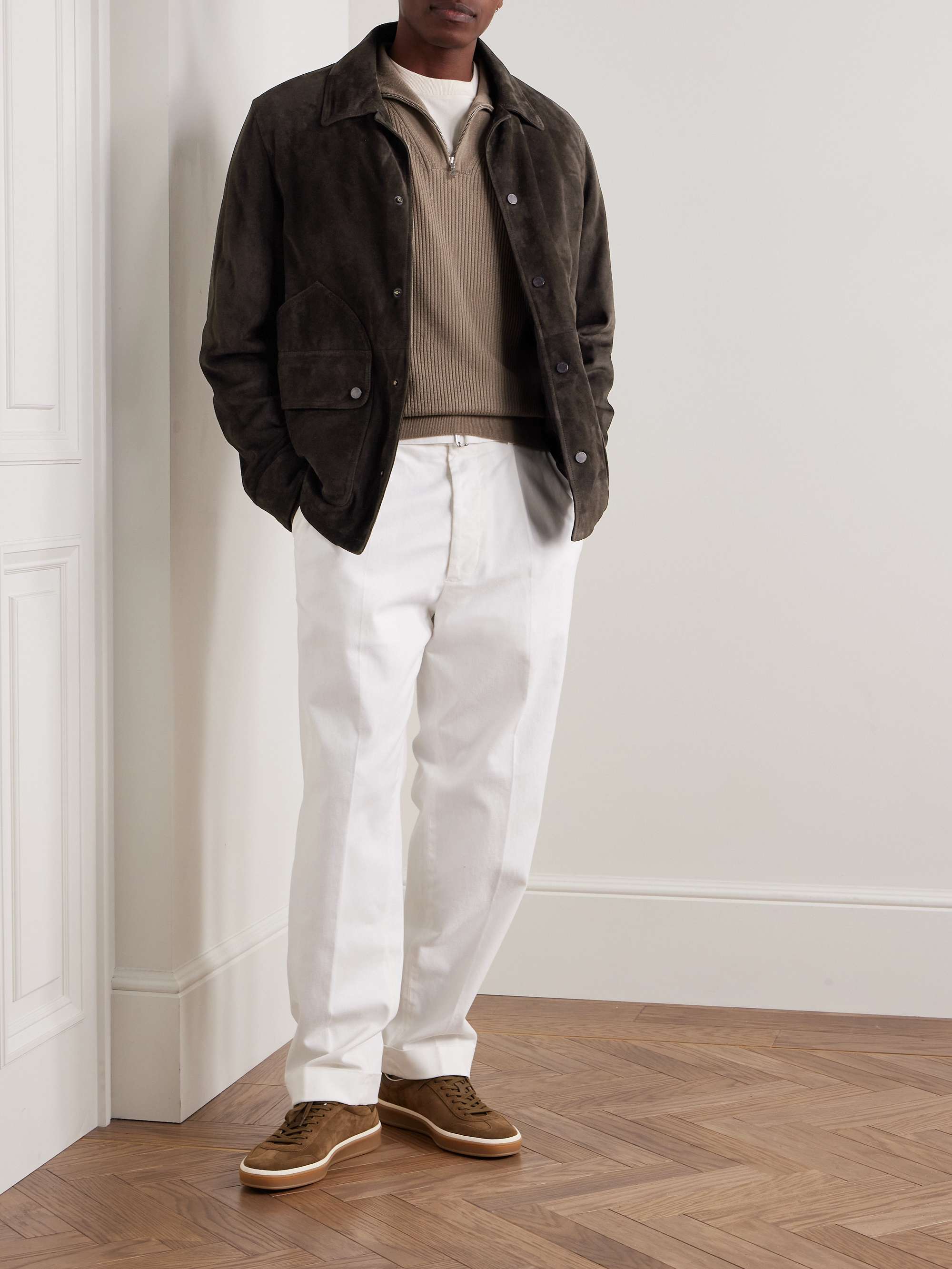 Paul Padded Suede Jacket view