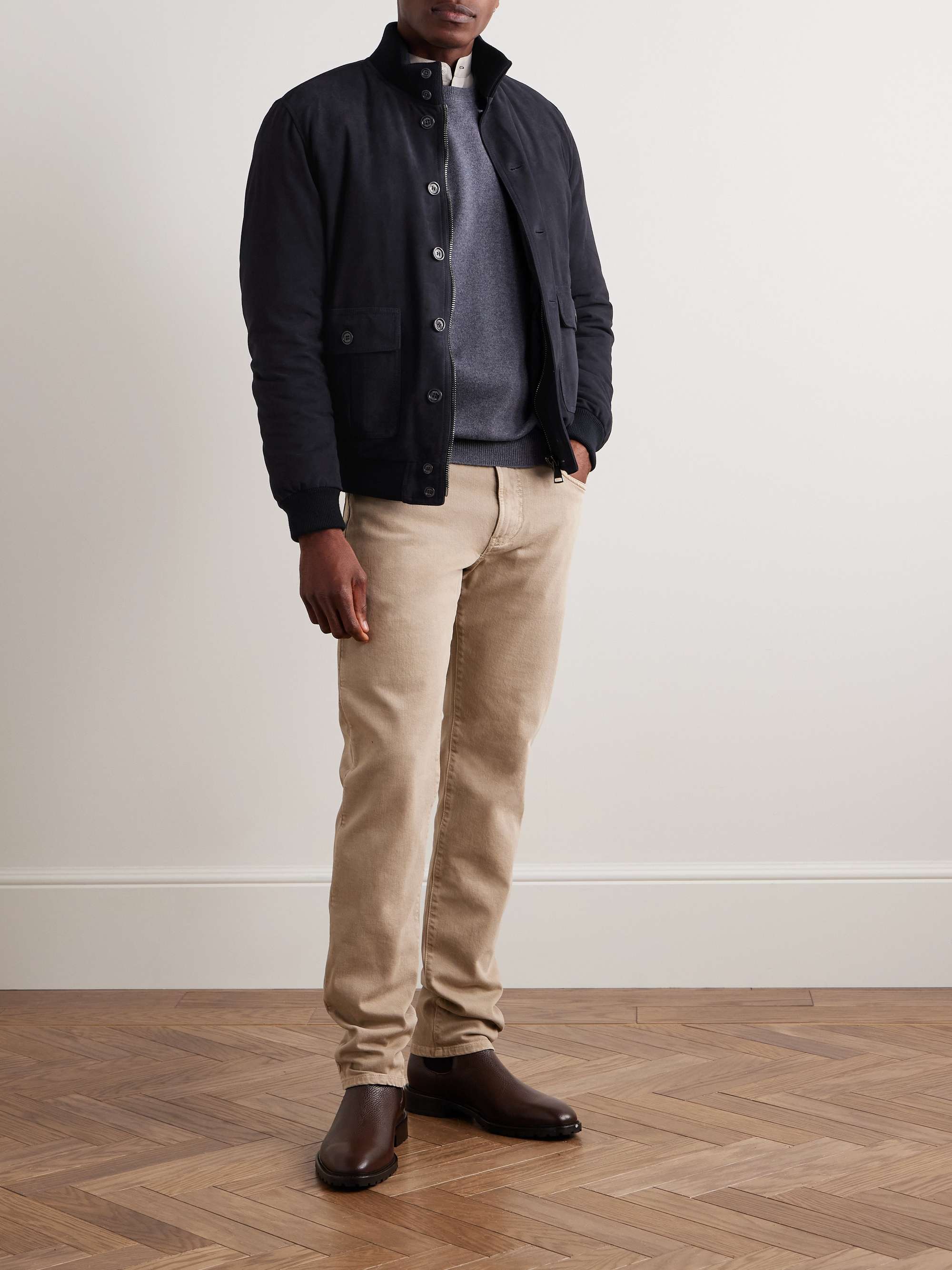 Valstarino Suede Down Jacket view