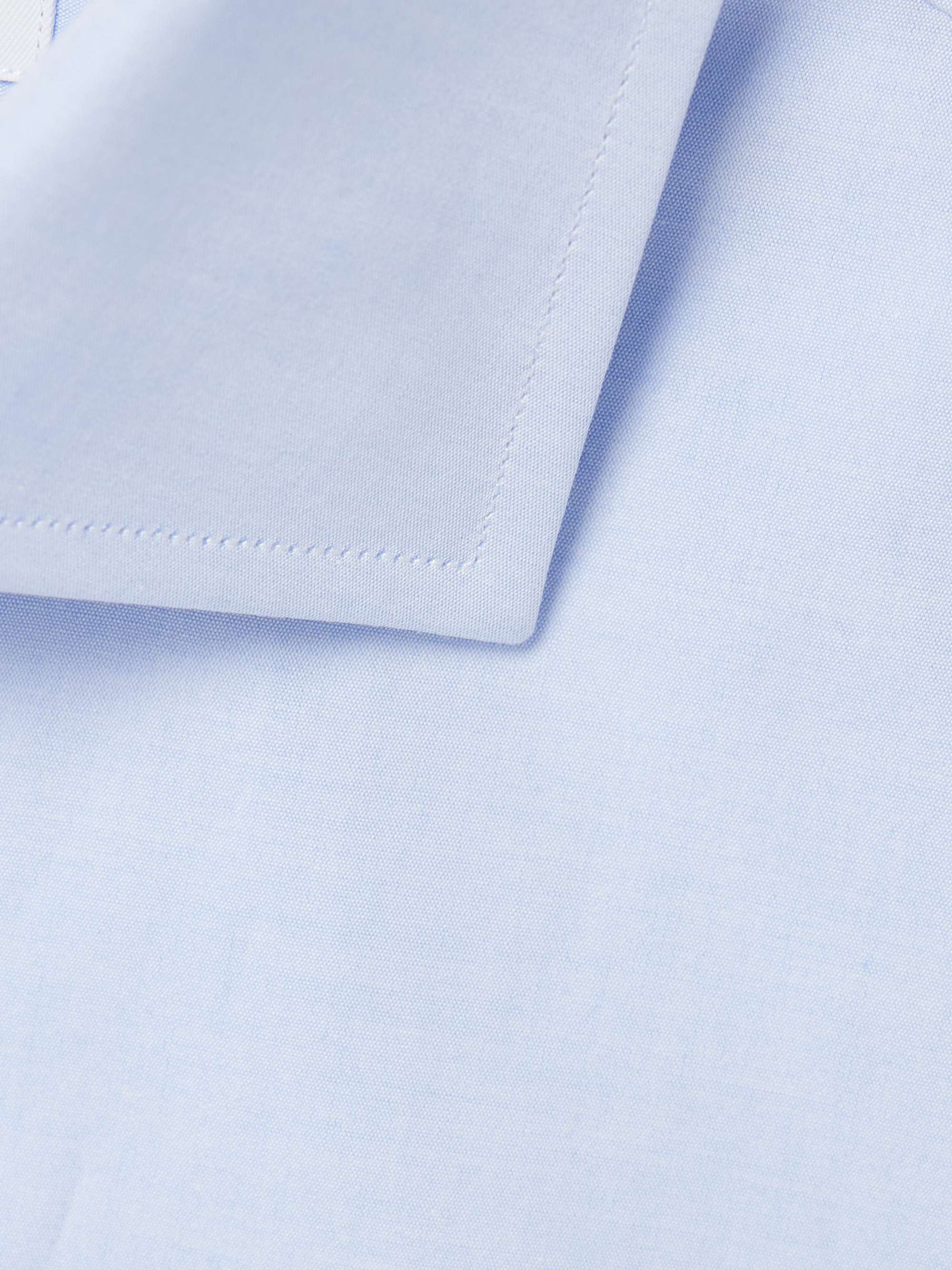 Trevi Cutaway-Collar Cotton Pinpoint Oxford Shirt view