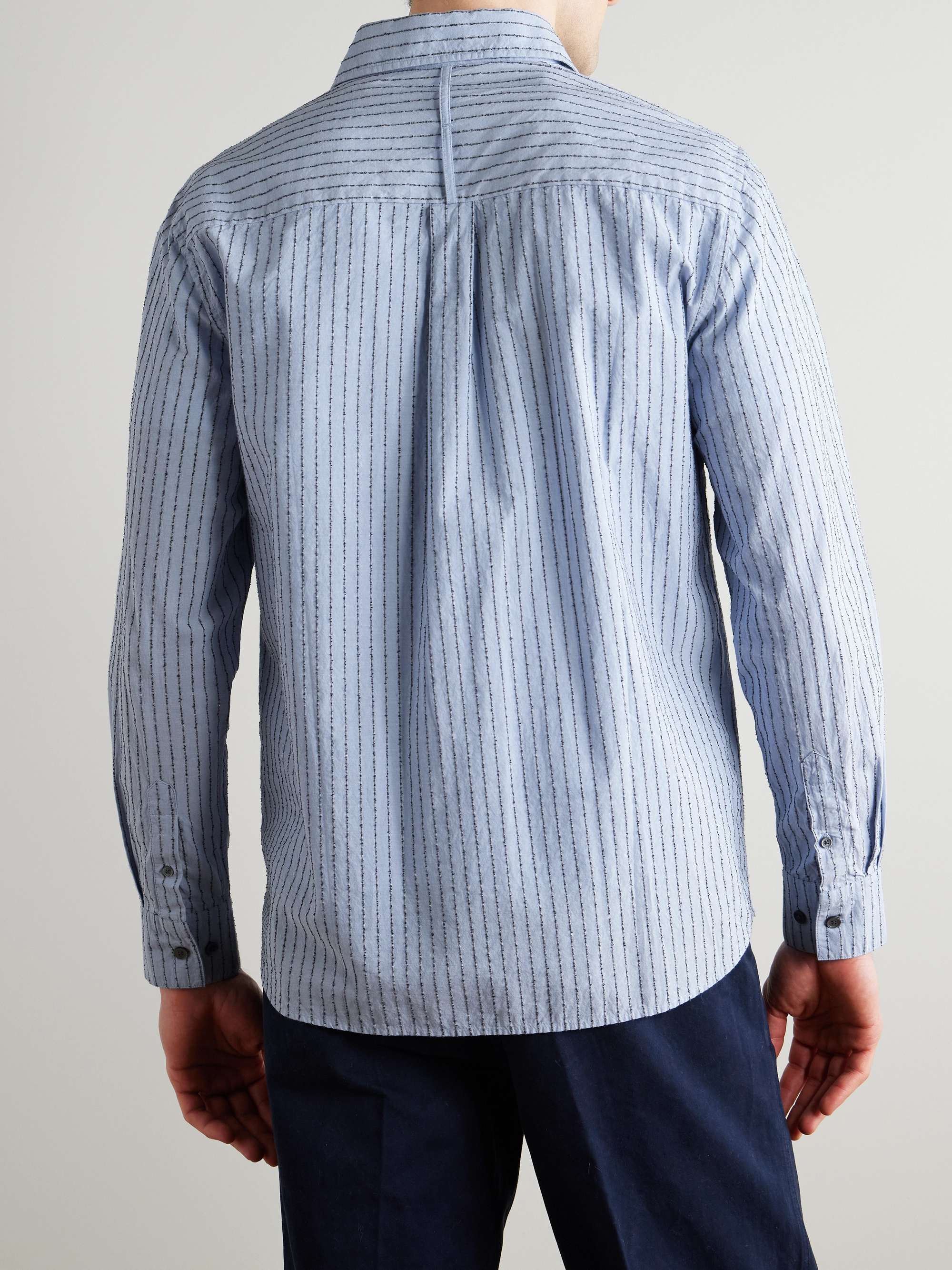 Striped Cotton-Blend Shirt view