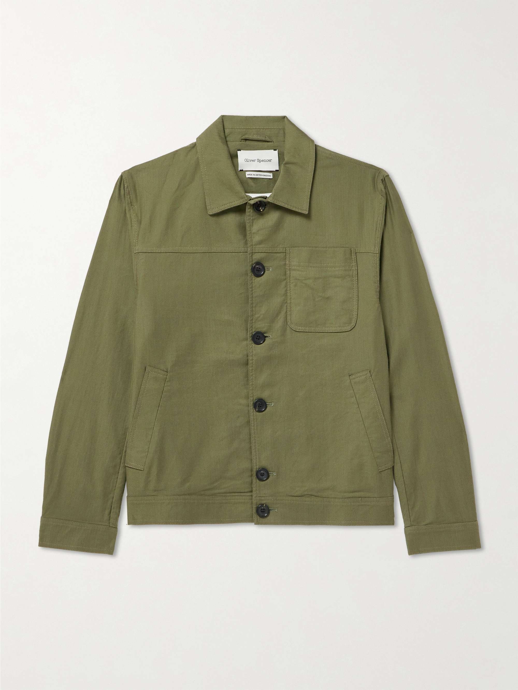 Buffalo Herringbone Cotton-Blend Jacket view