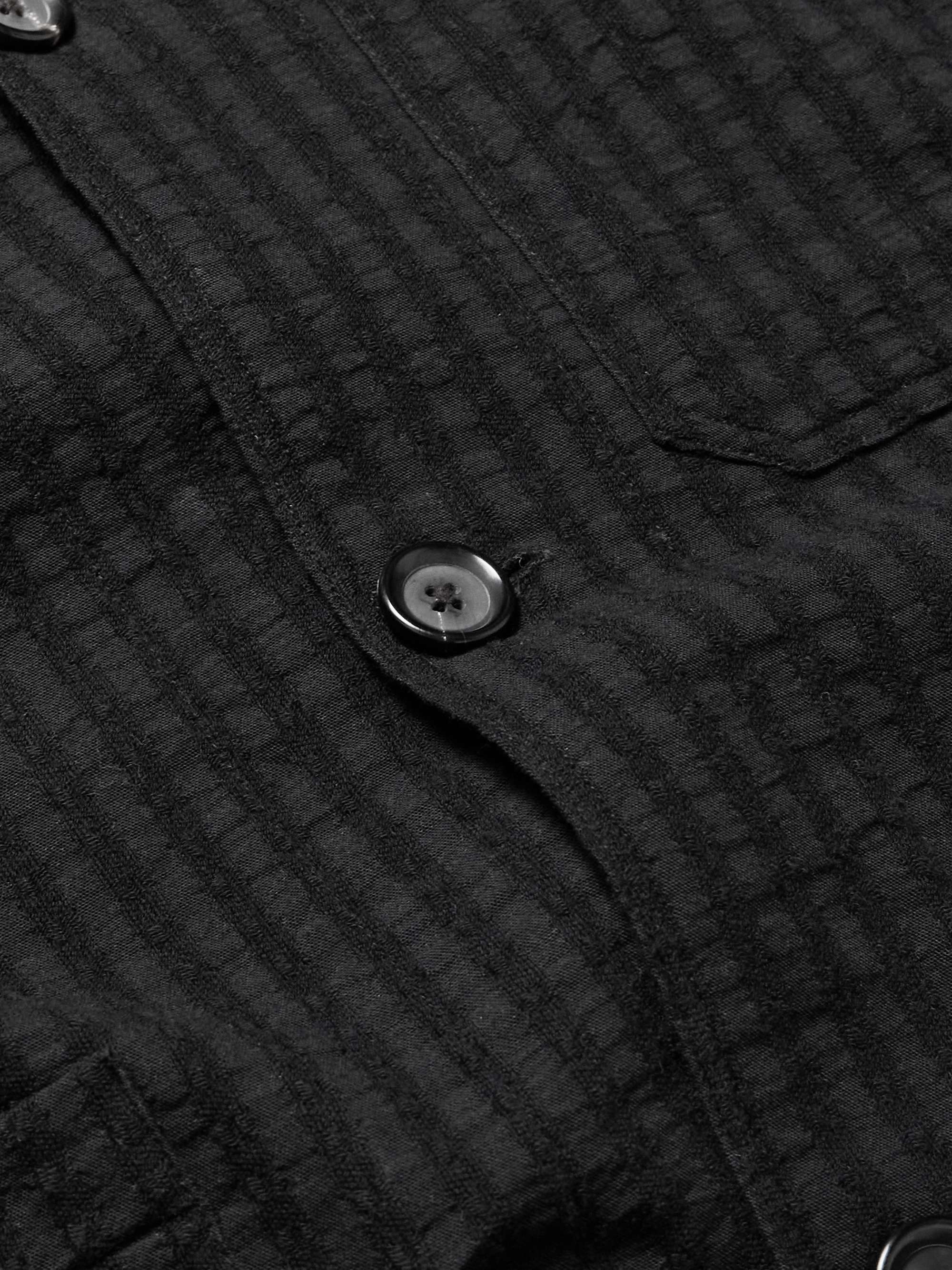 Bradwell Organic Cotton-Blend Seersucker Jacket view