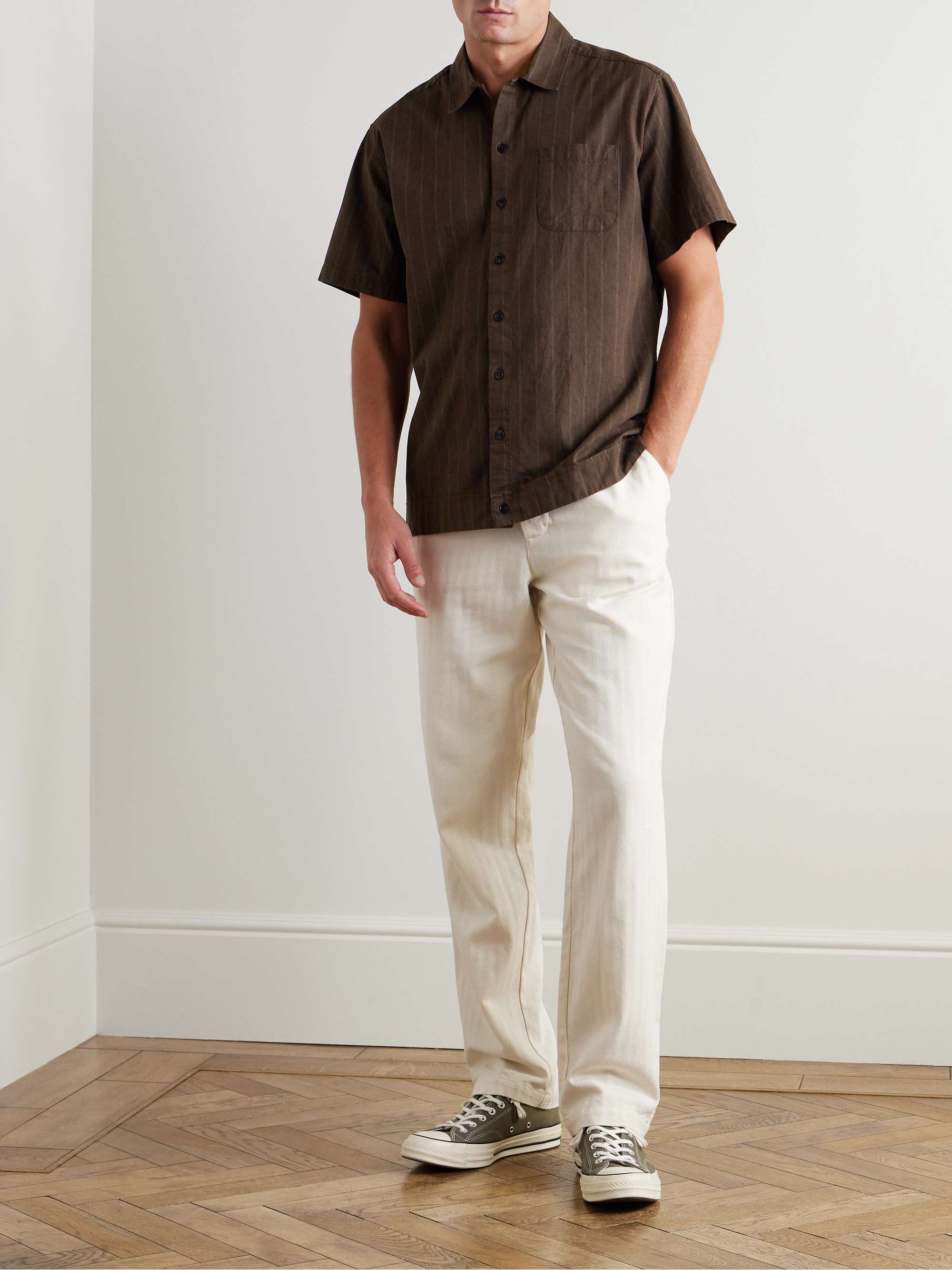 Riviera Striped Woven Shirt view