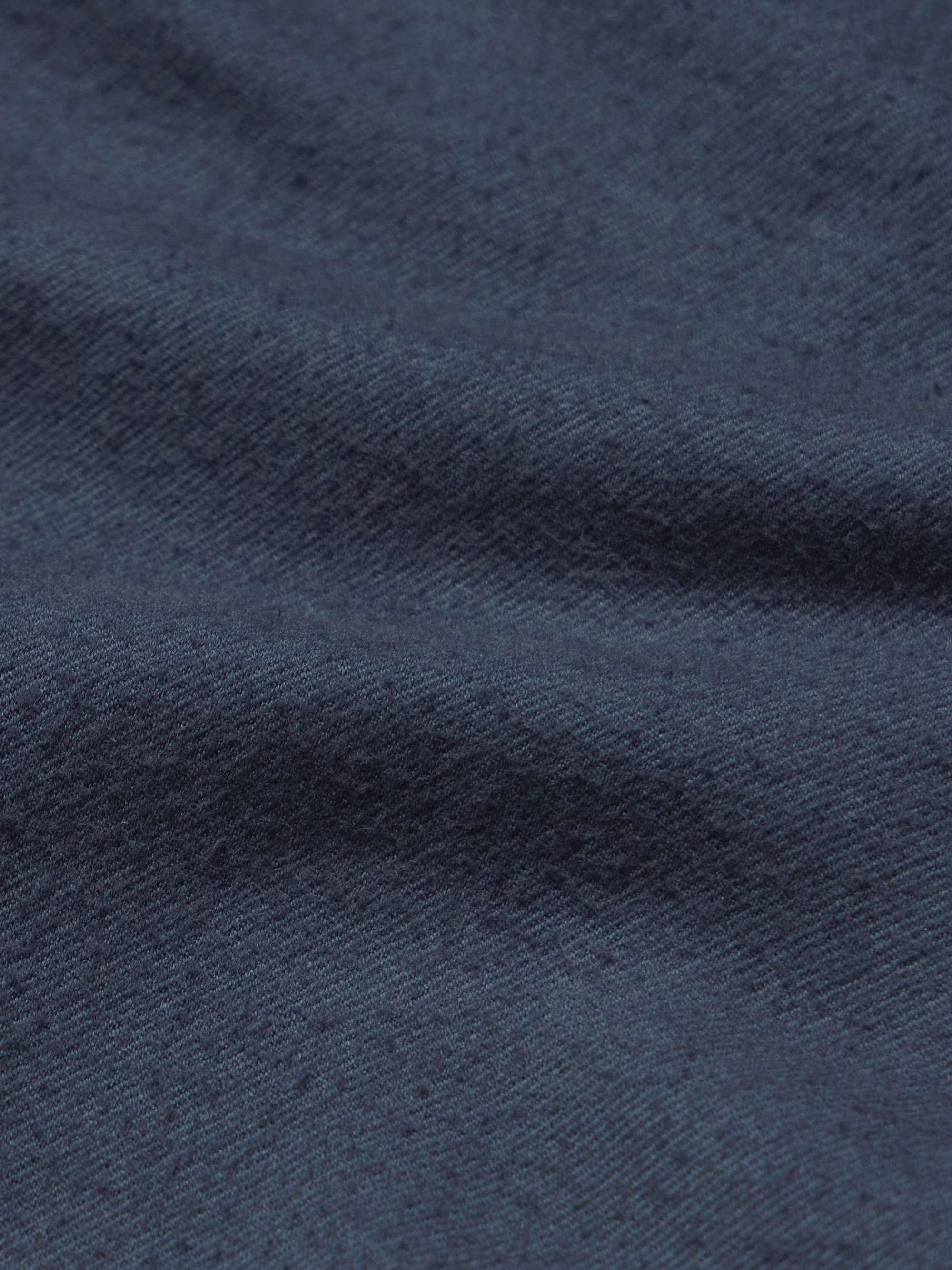 Button-Down Collar Brushed Cotton-Flannel Shirt view