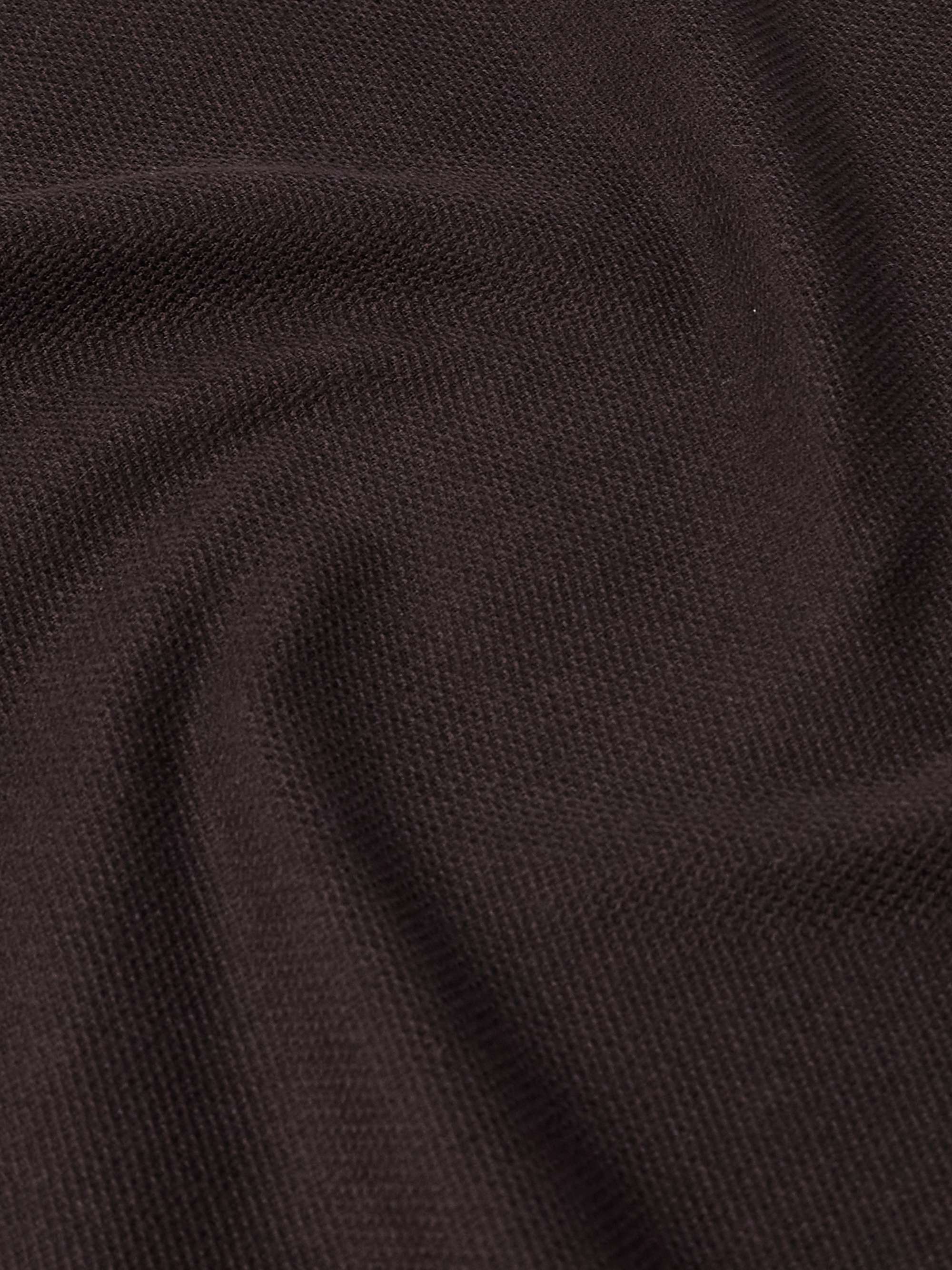 Stretch-Cotton Piqué Polo Shirt view