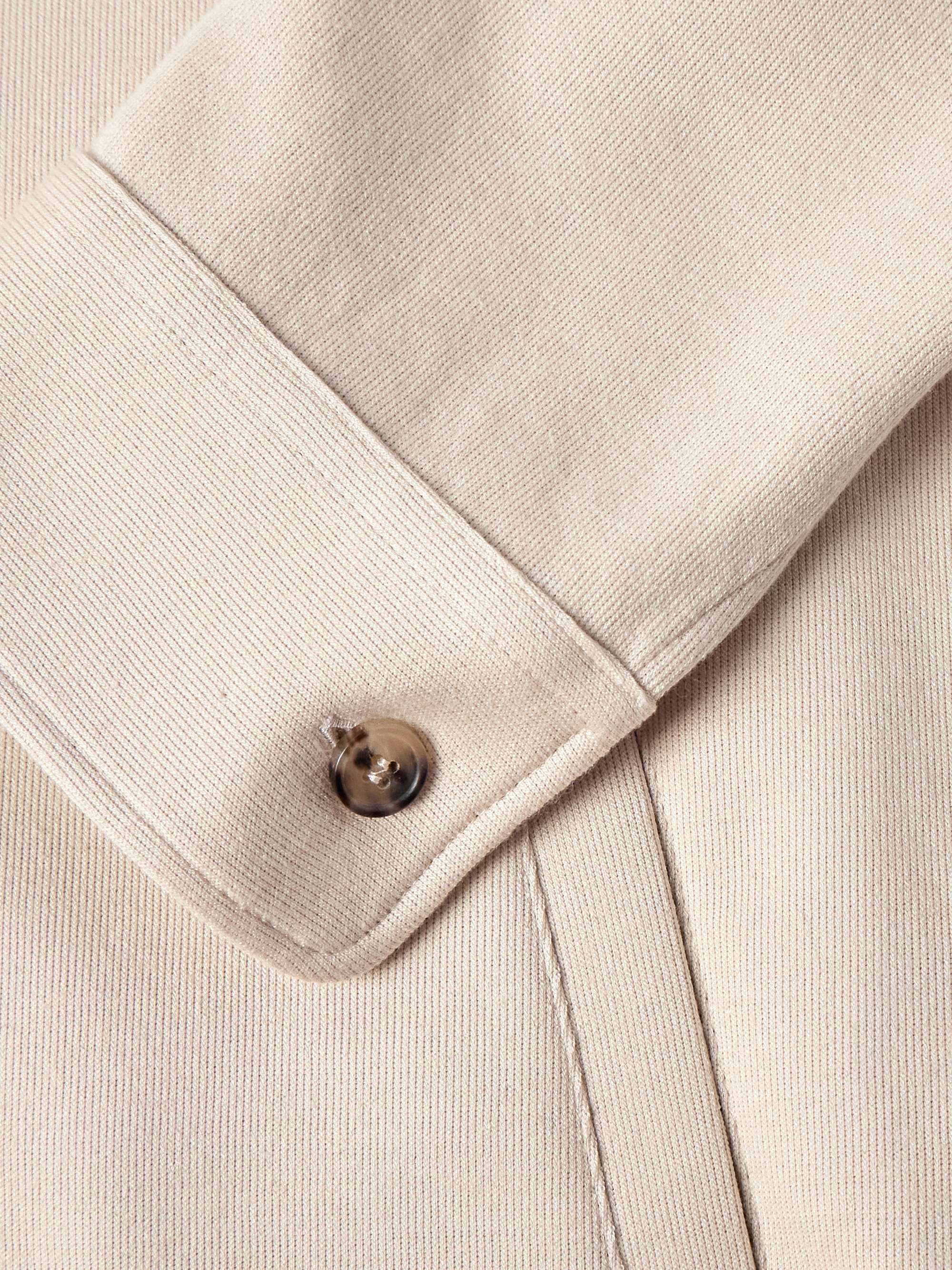 Cotton, Silk and Cashmere-Blend Overshirt view