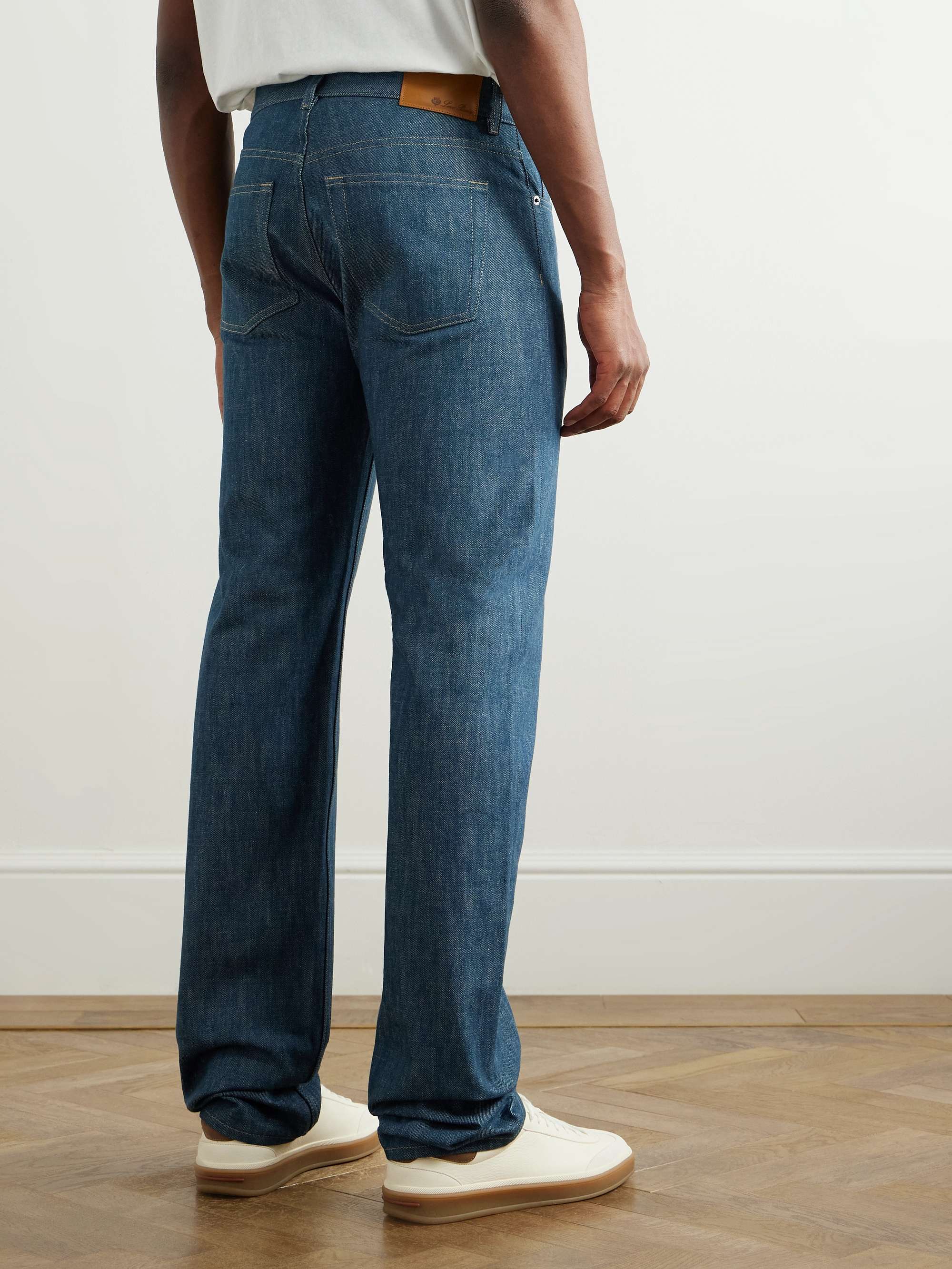 Kamen Slim-Fit Straight-Leg Denim Trousers view