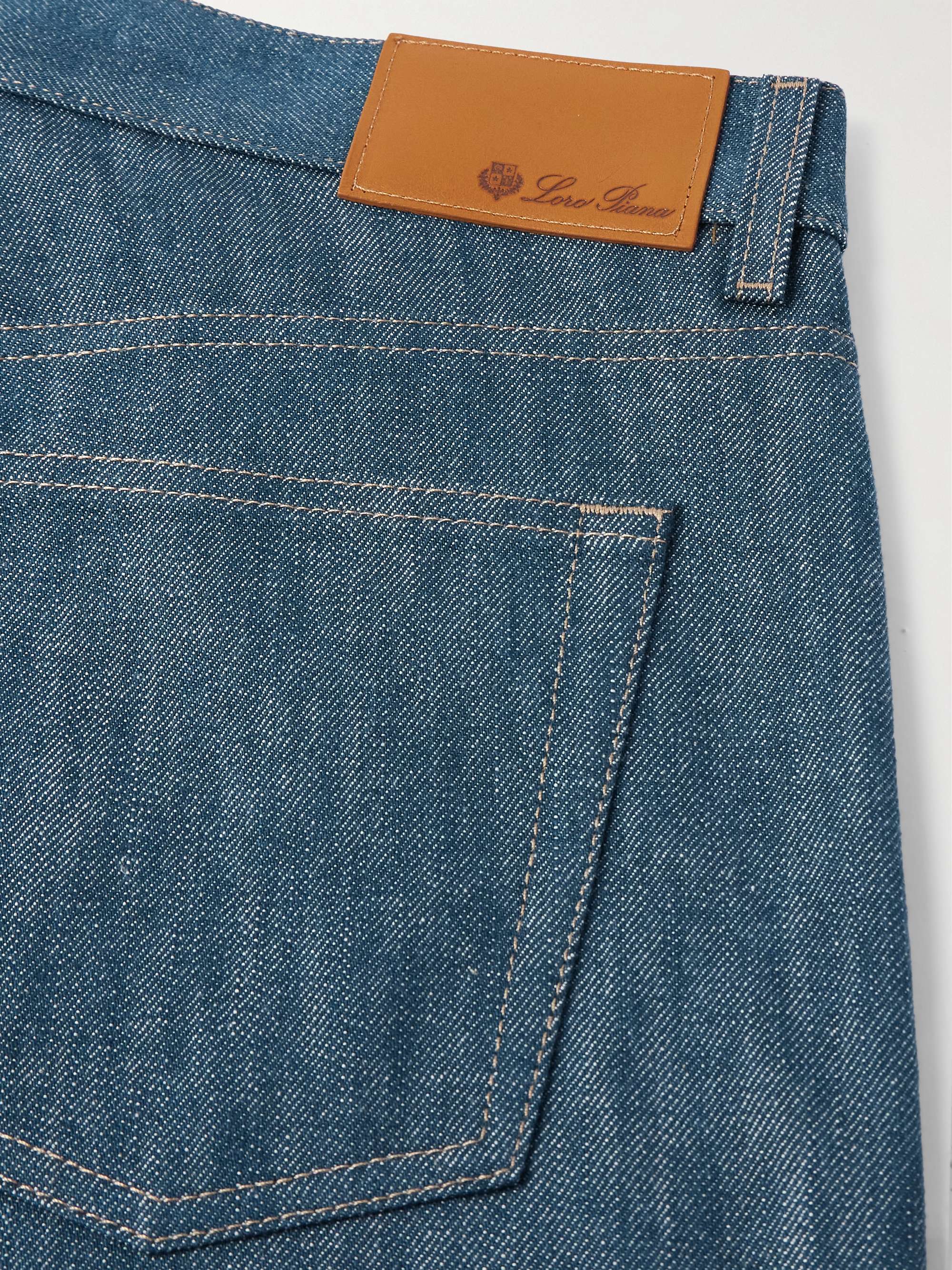 Kamen Slim-Fit Straight-Leg Denim Trousers view