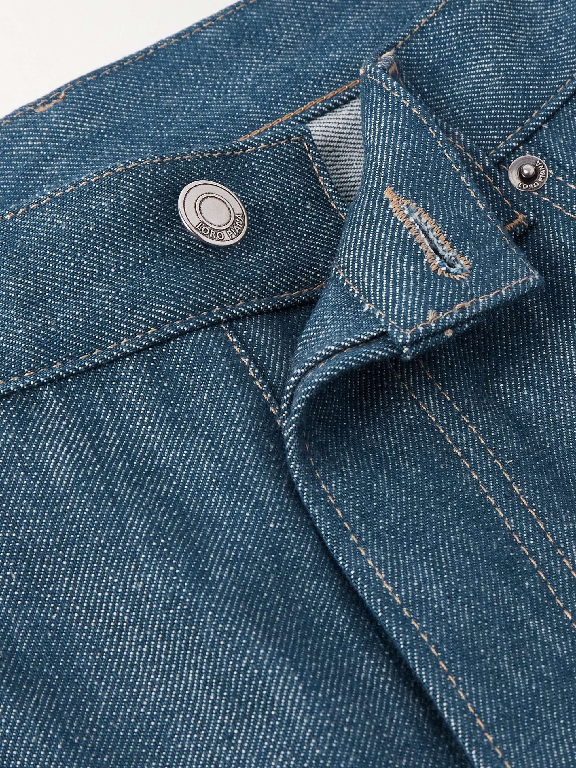 Kamen Slim-Fit Straight-Leg Denim Trousers view