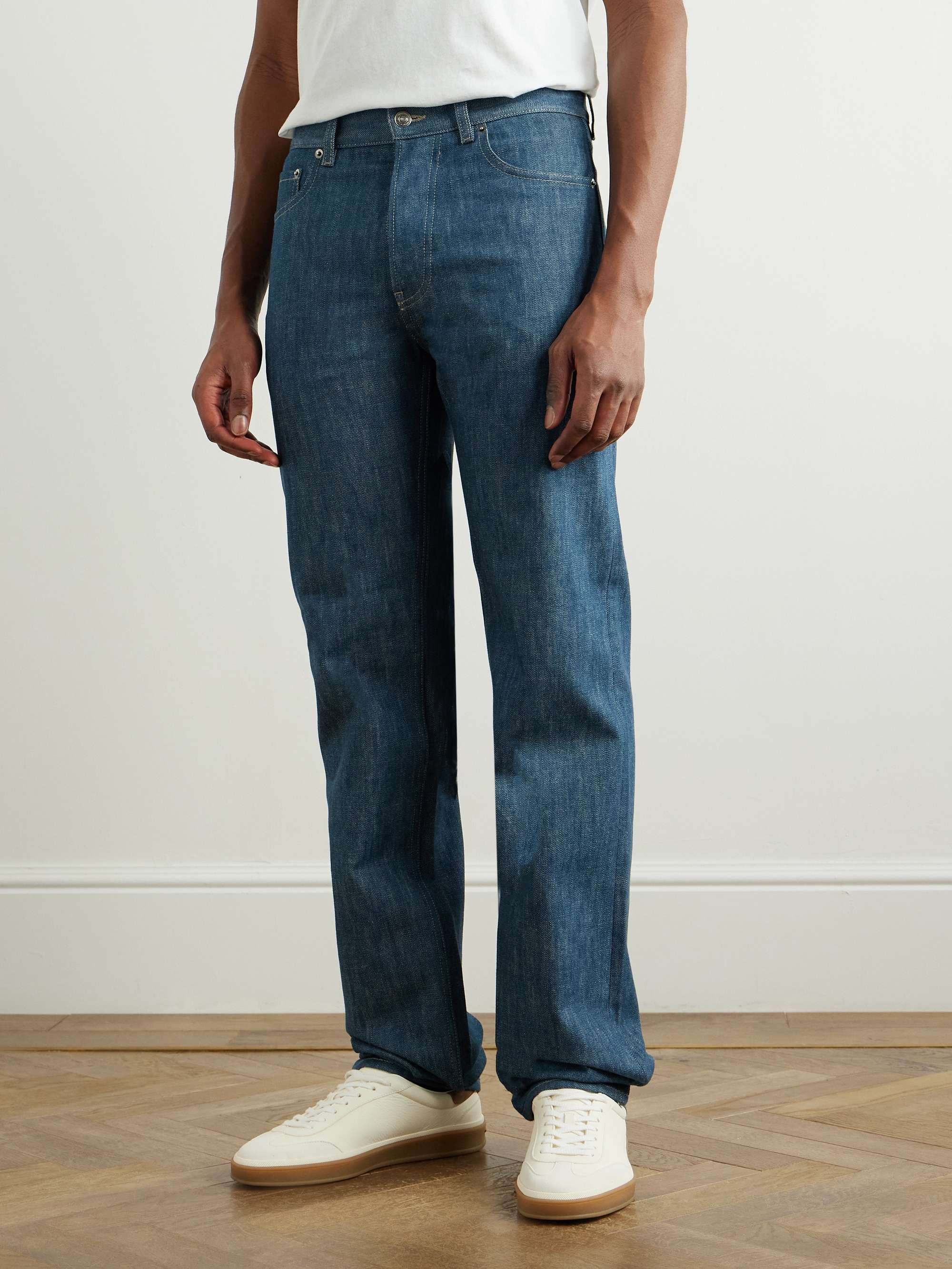 Kamen Slim-Fit Straight-Leg Denim Trousers view