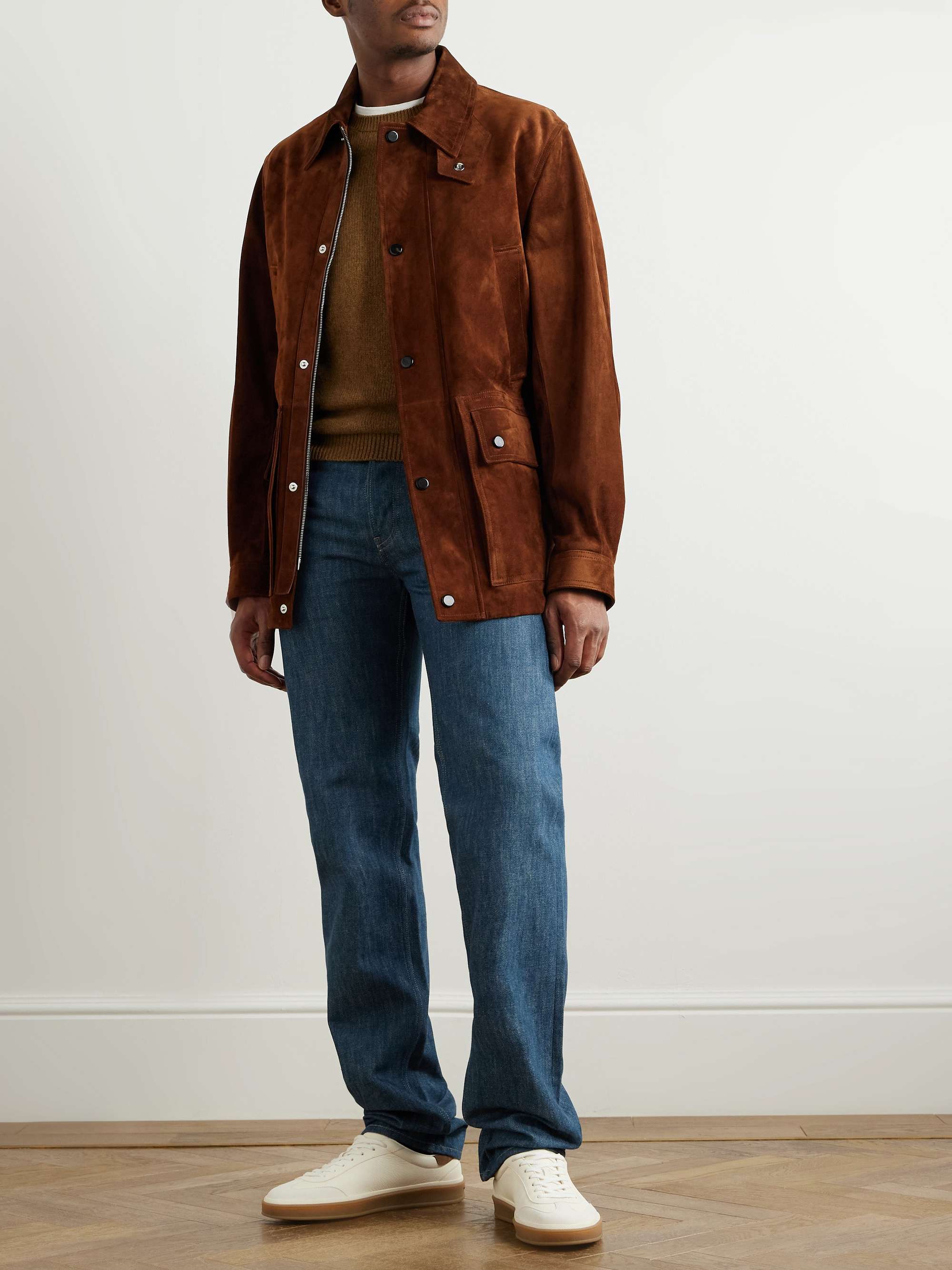 Kamen Slim-Fit Straight-Leg Denim Trousers view
