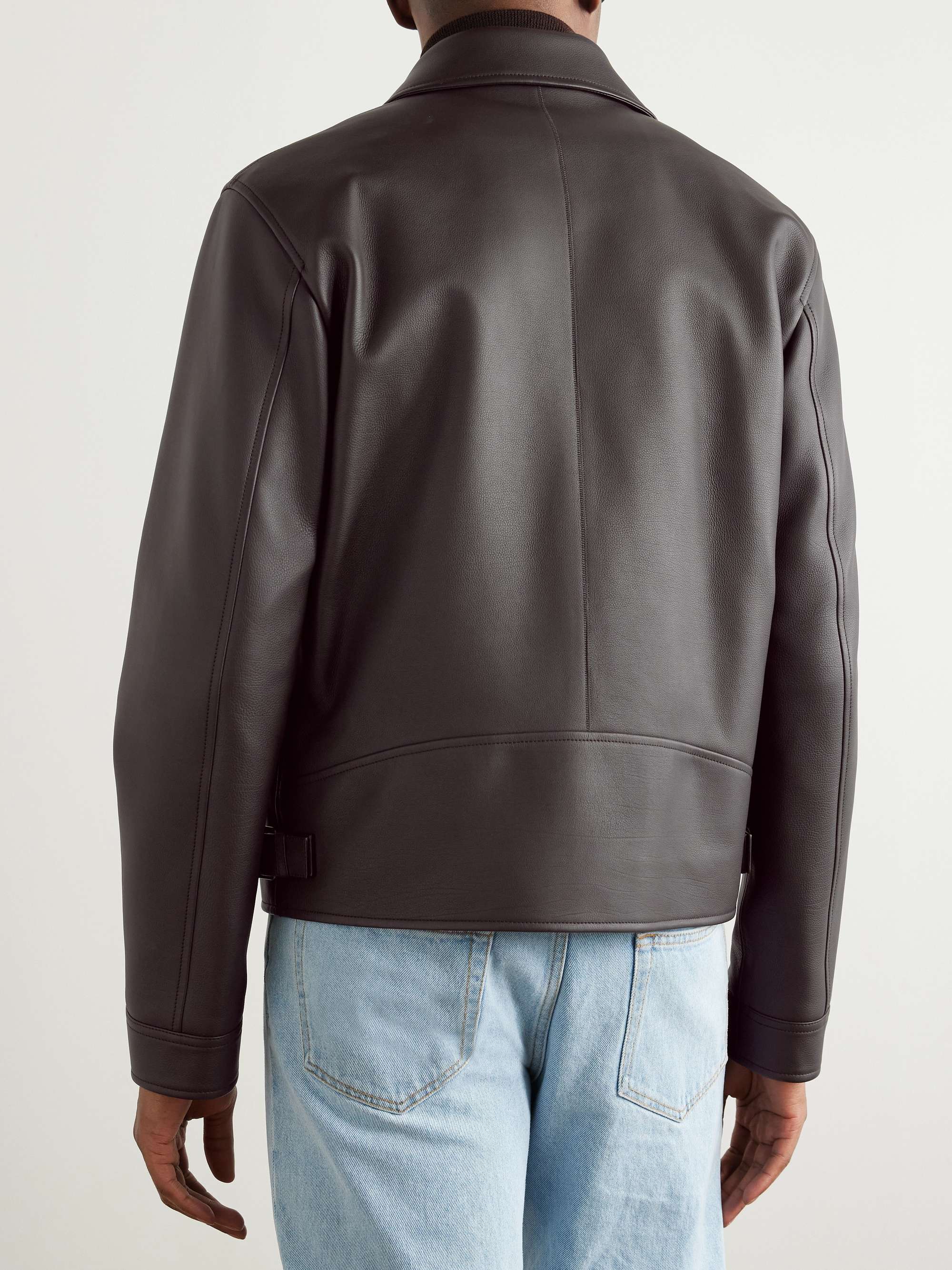 Gail Full-Grain Leather Jacket view