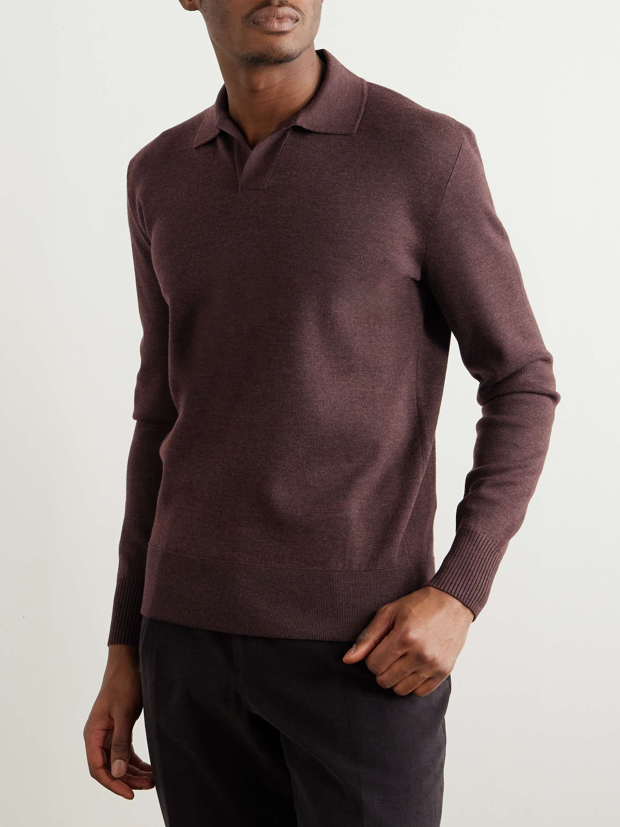 Aspen Virgin Wool Polo Shirt view