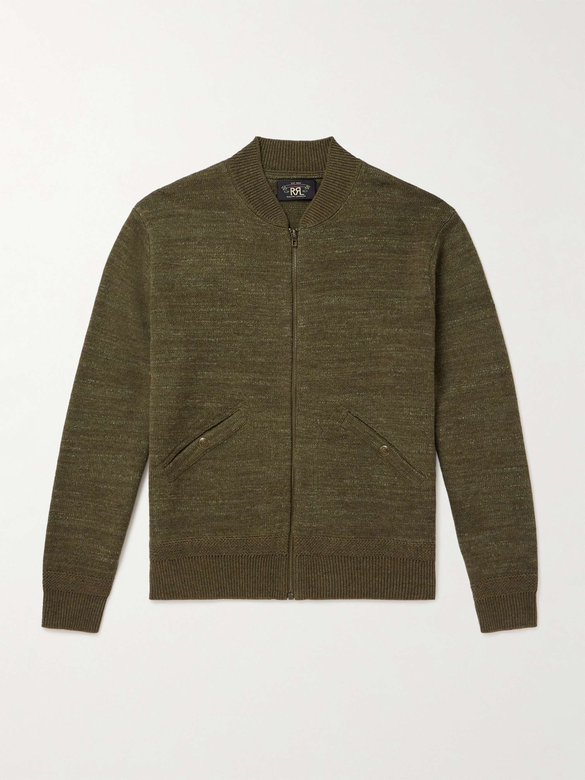 Cotton and Wool-Blend Cardigan view