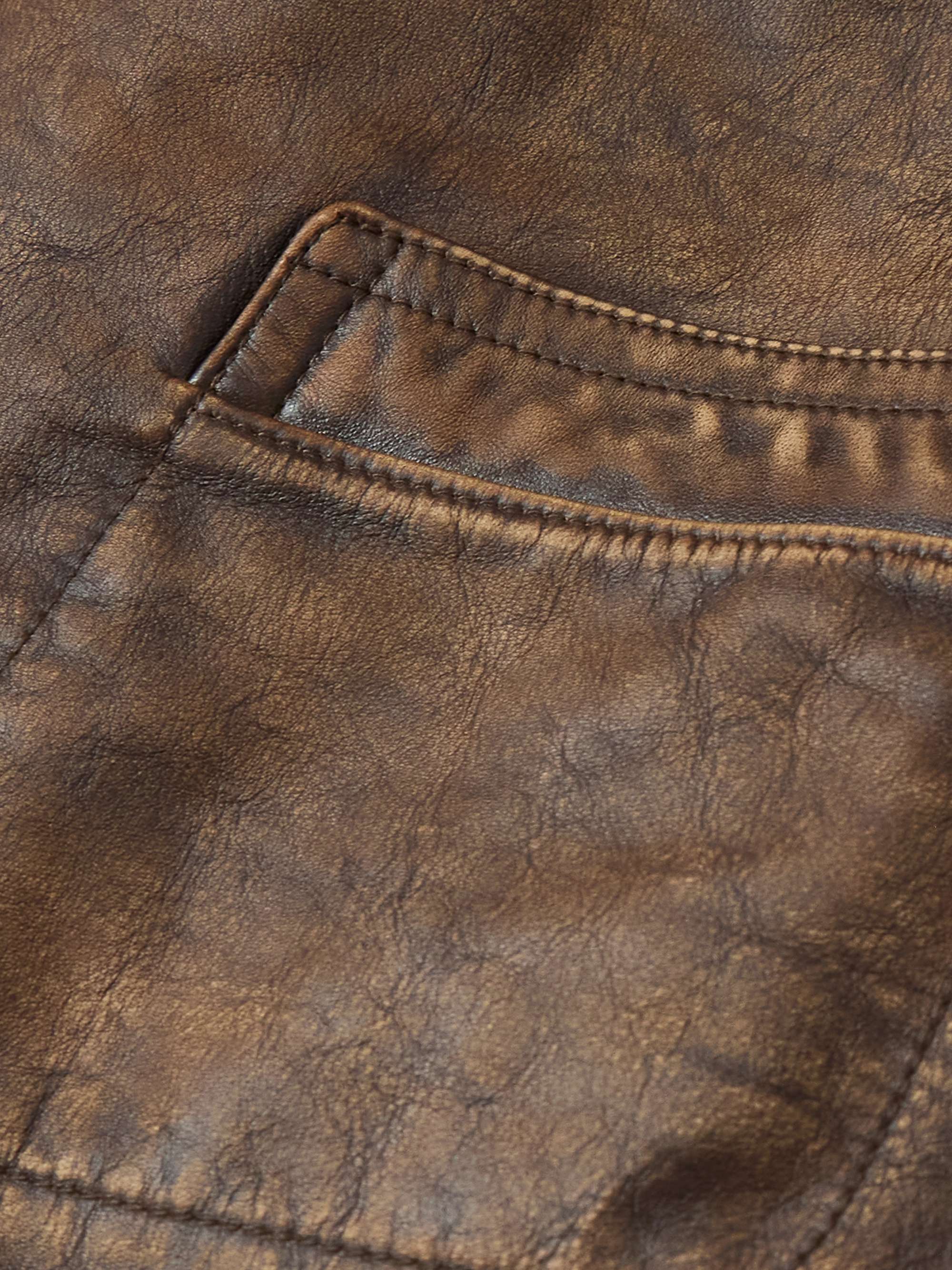 Parkhurst Distressed Leather Jacket view