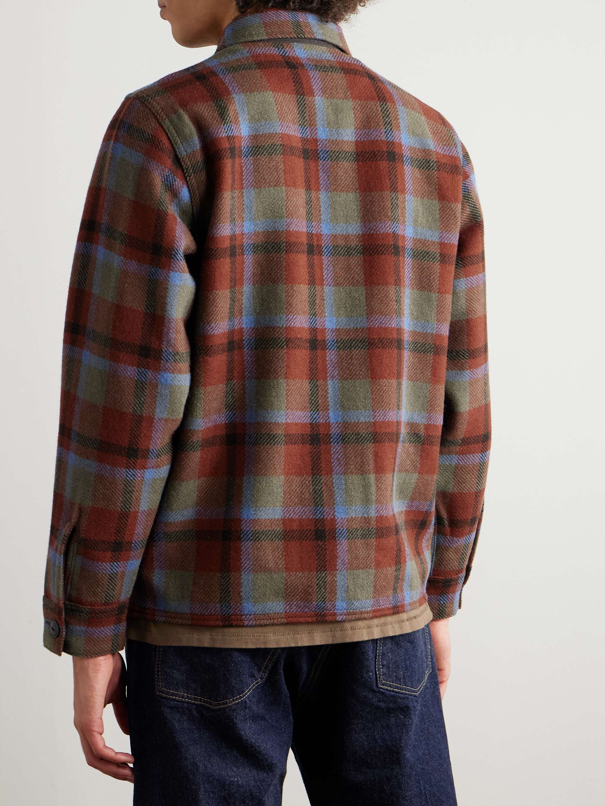 Ace Cruiser Checked Wool-Flannel Overshirt view