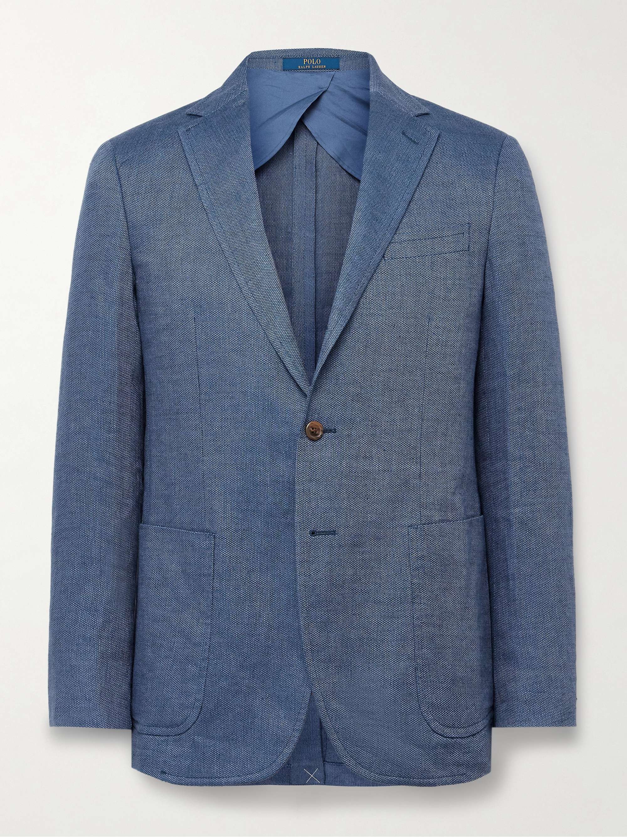 Linen-Blend Blazer view