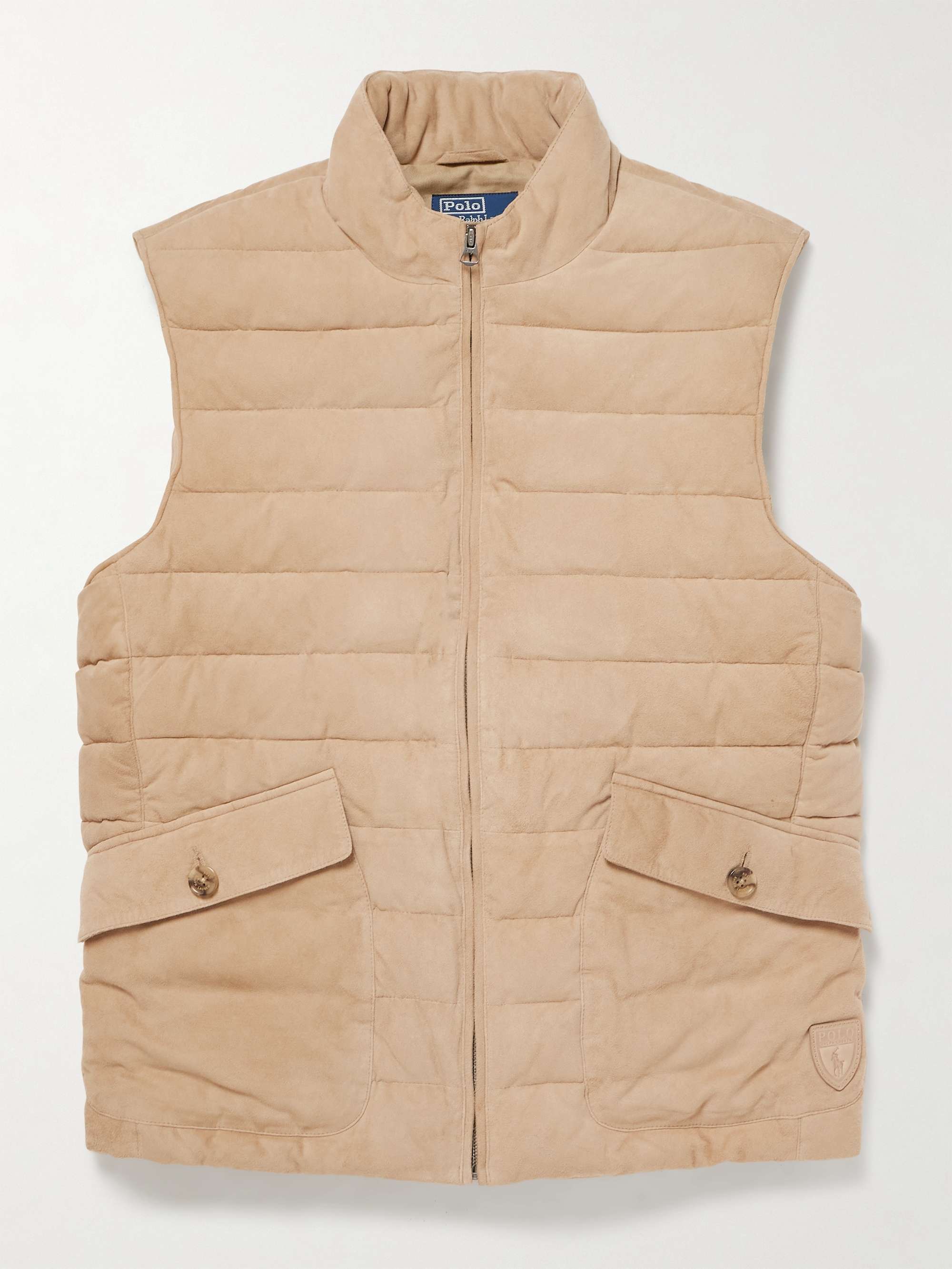 Quilted Suede Gilet view