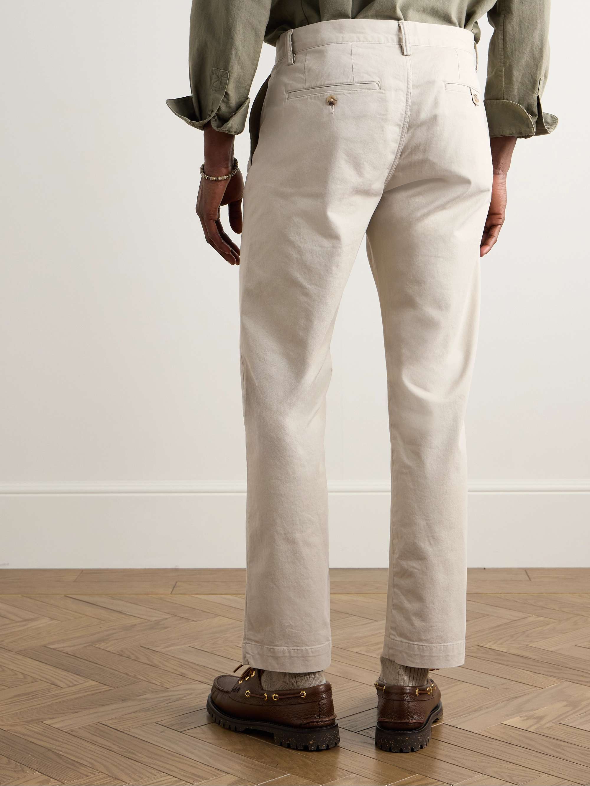 Bedford Slim-Fit Stretch-Cotton Twill Chinos view
