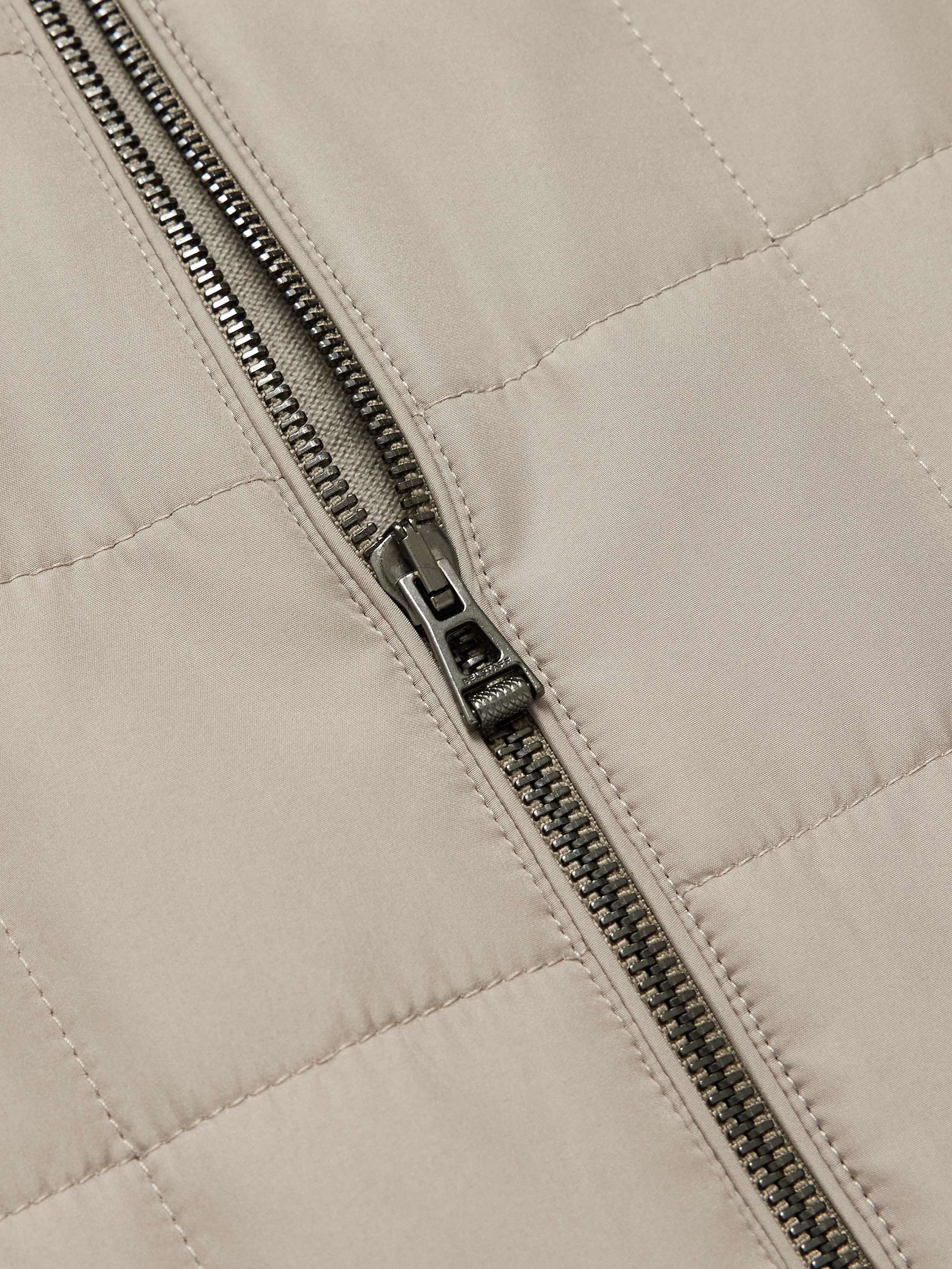 Kelbrook Quilted Wool and Shell Cardigan view