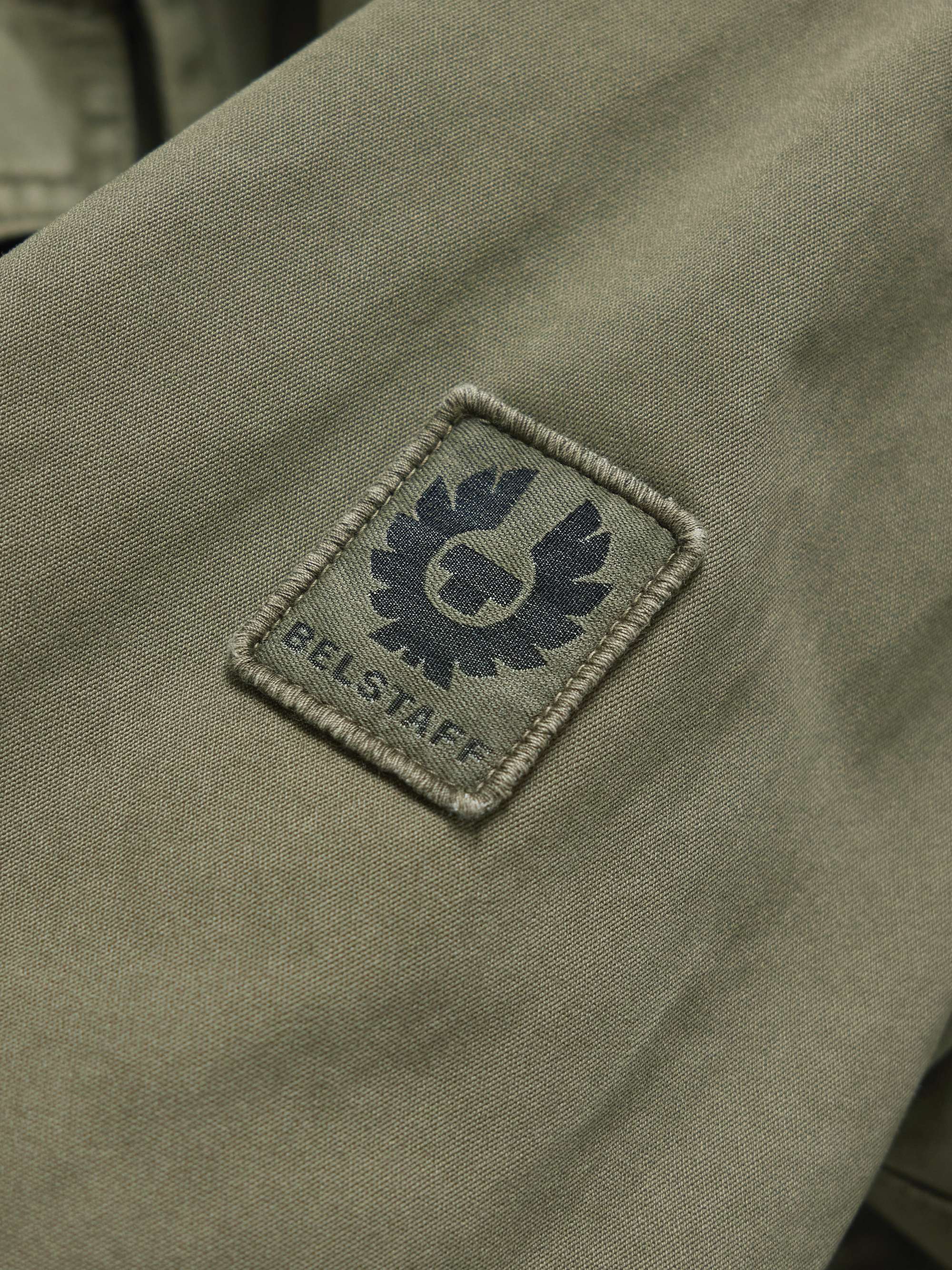 Logo-Appliquéd Cotton-Sateen Field Jacket view