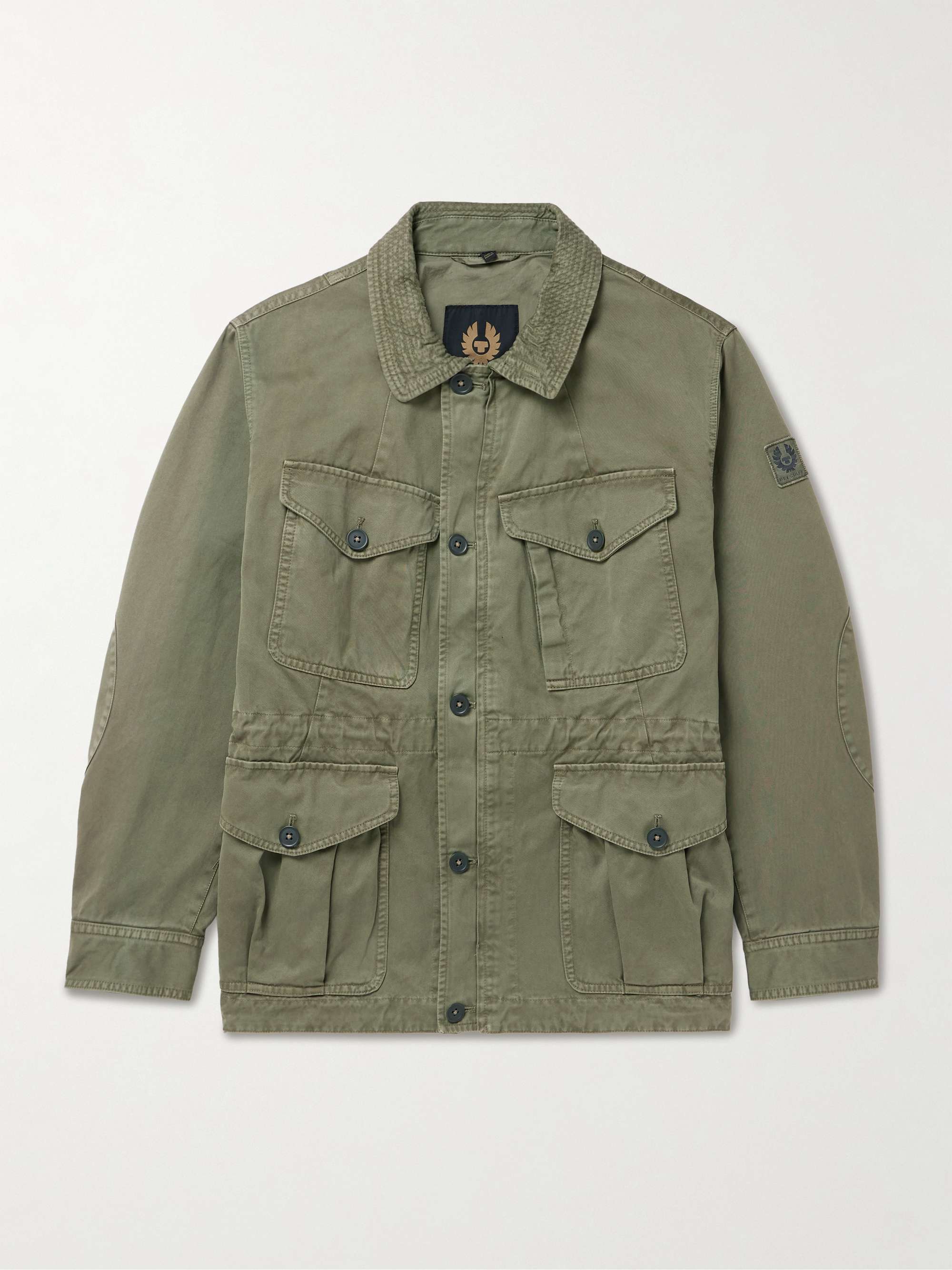 Logo-Appliquéd Cotton-Sateen Field Jacket view