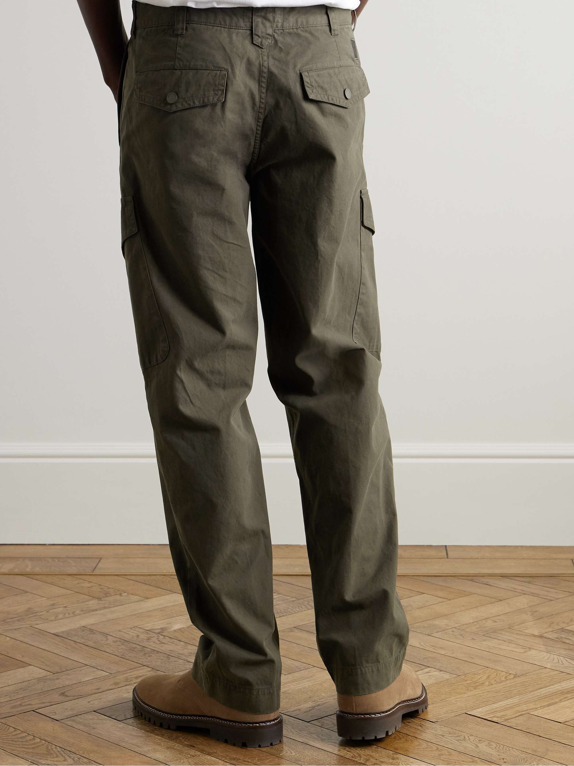 Dispatch Straight-Leg Garment-Dyed Cotton Cargo Trousers view