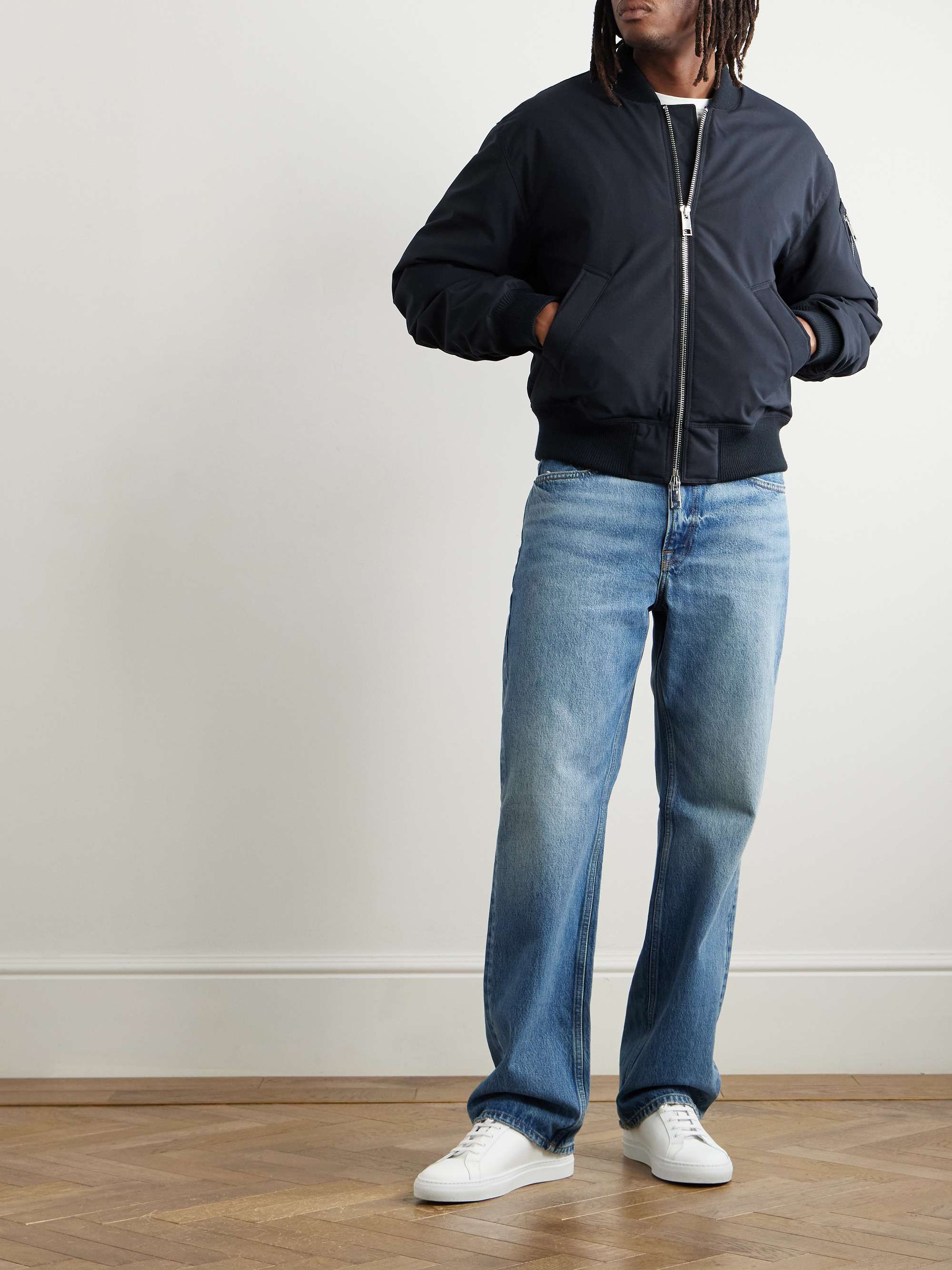 Javier Padded Woven Bomber Jacket view