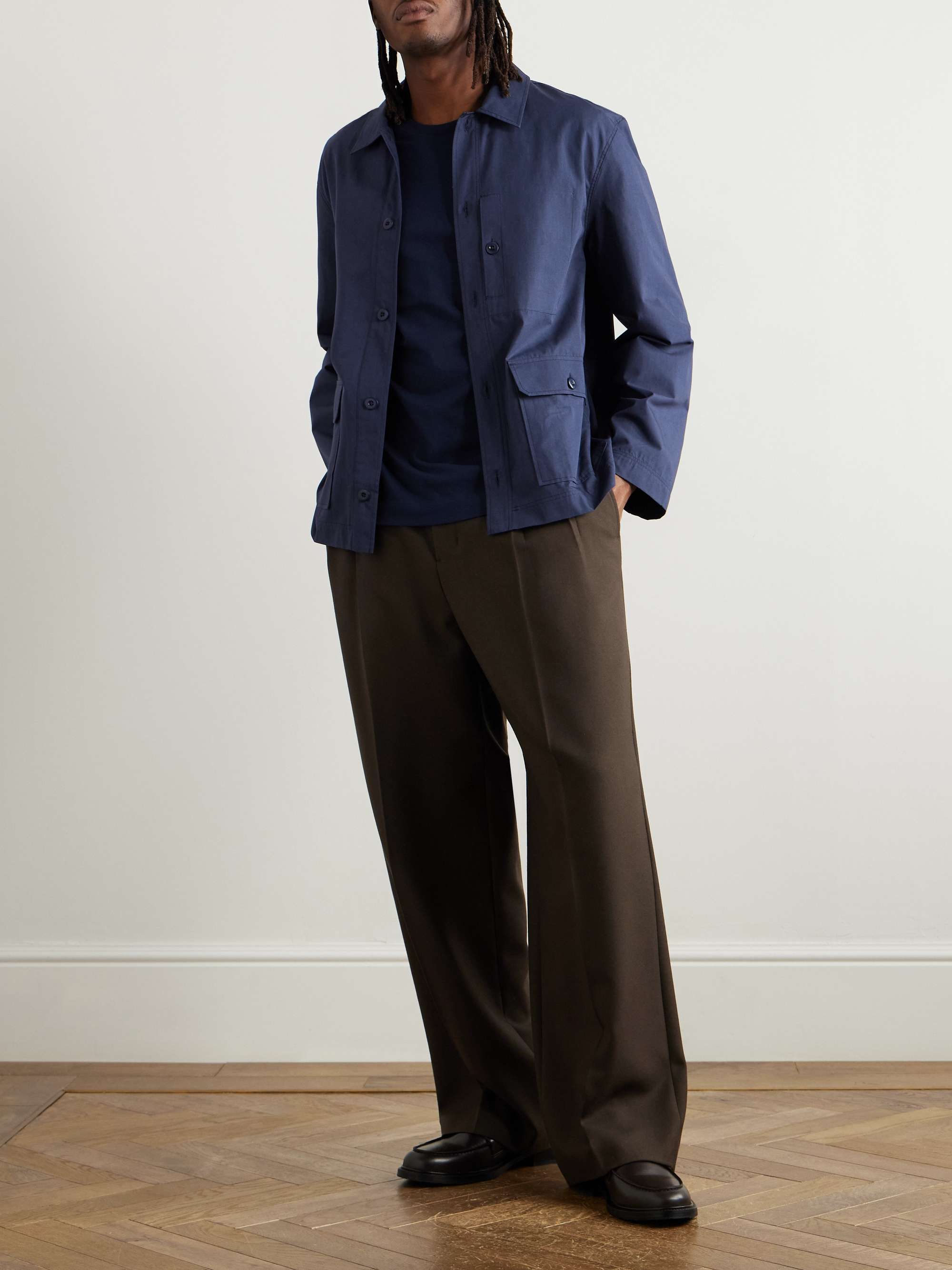 Gibson Garment-Dyed Cotton-Twill Overshirt view