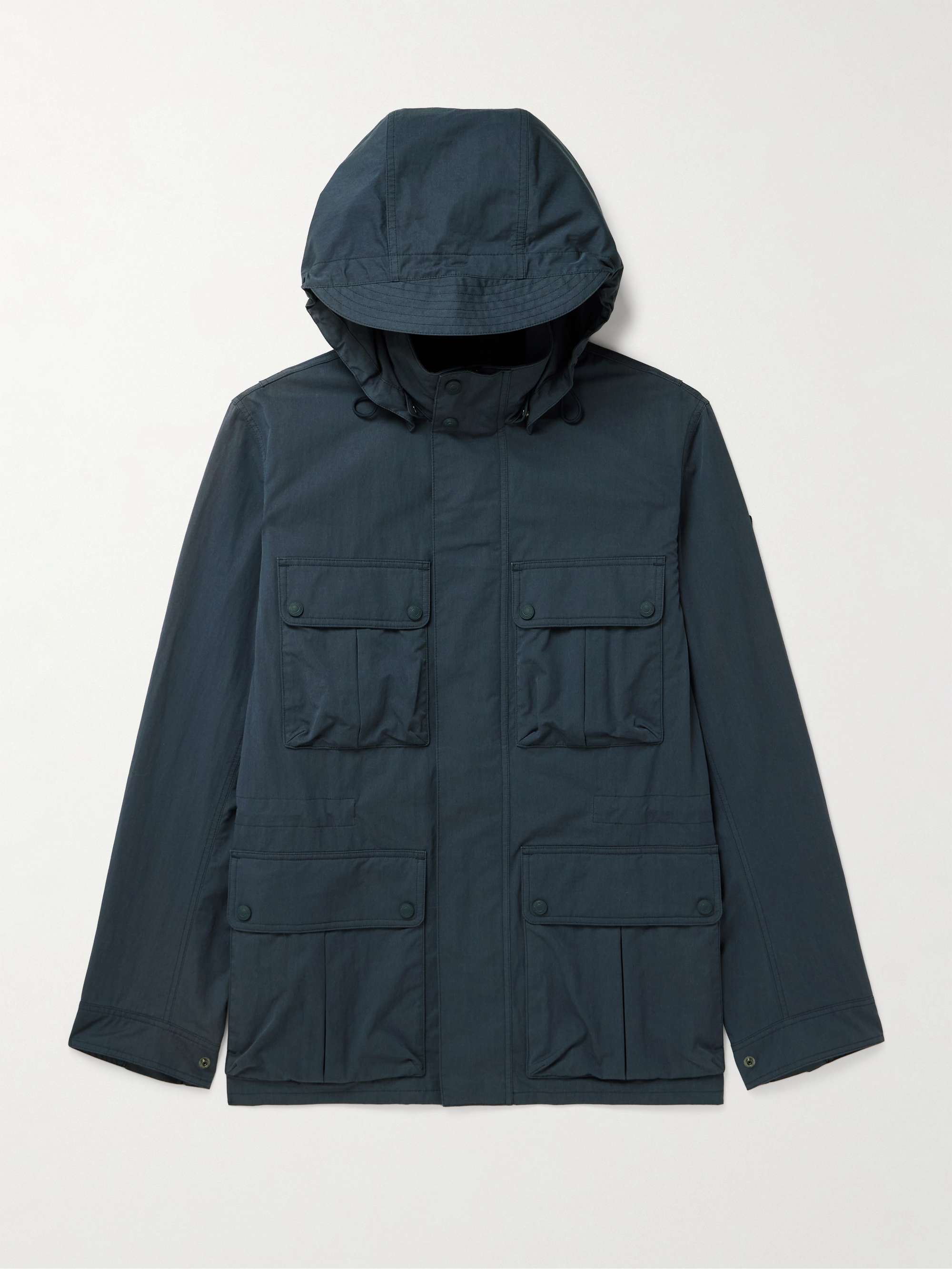 Drome Cotton-Blend Gabardine Hooded Jacket view