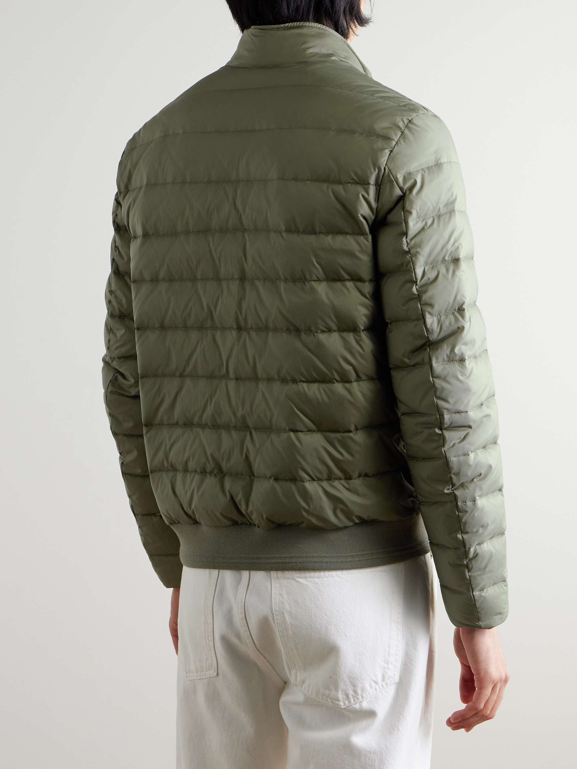 Circuit Logo-Appliquéd Quilted Recycled-Shell Down Jacket view