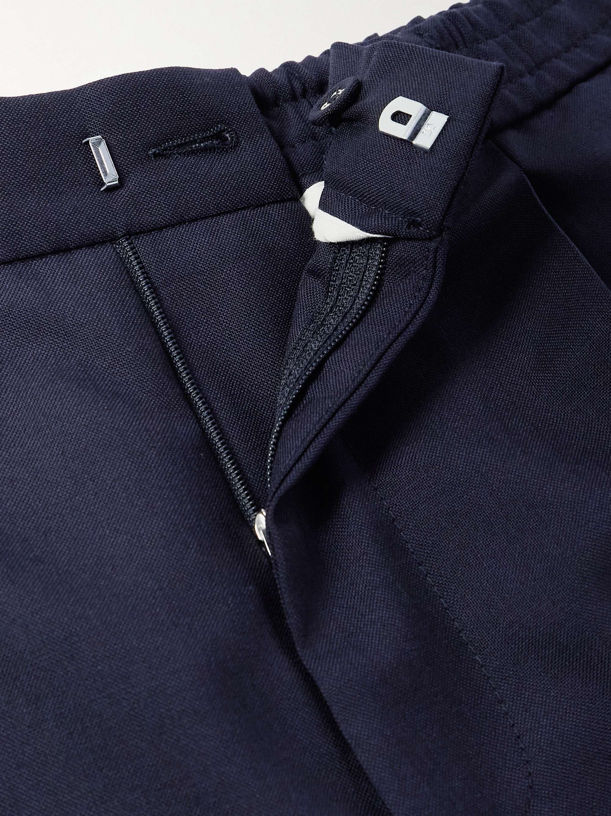 Drew Tapered Pleated Wool Trousers view