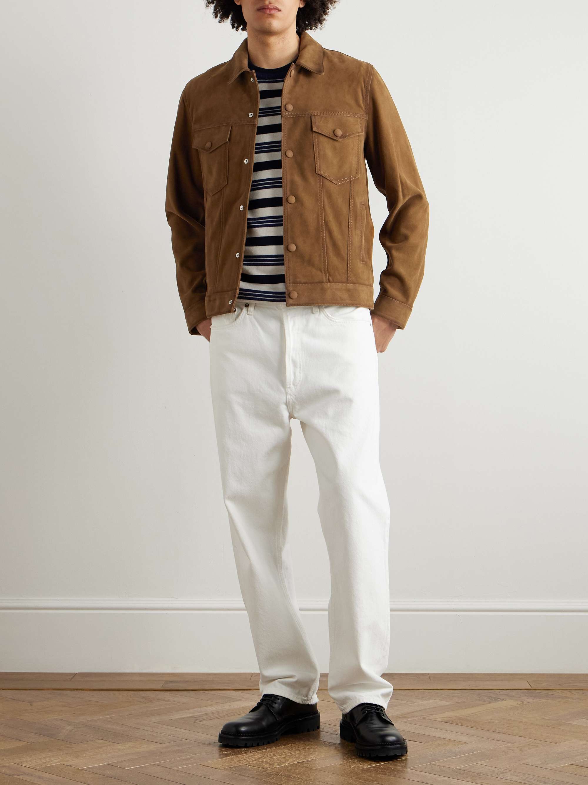 Leonide Burnished-Suede Jacket view
