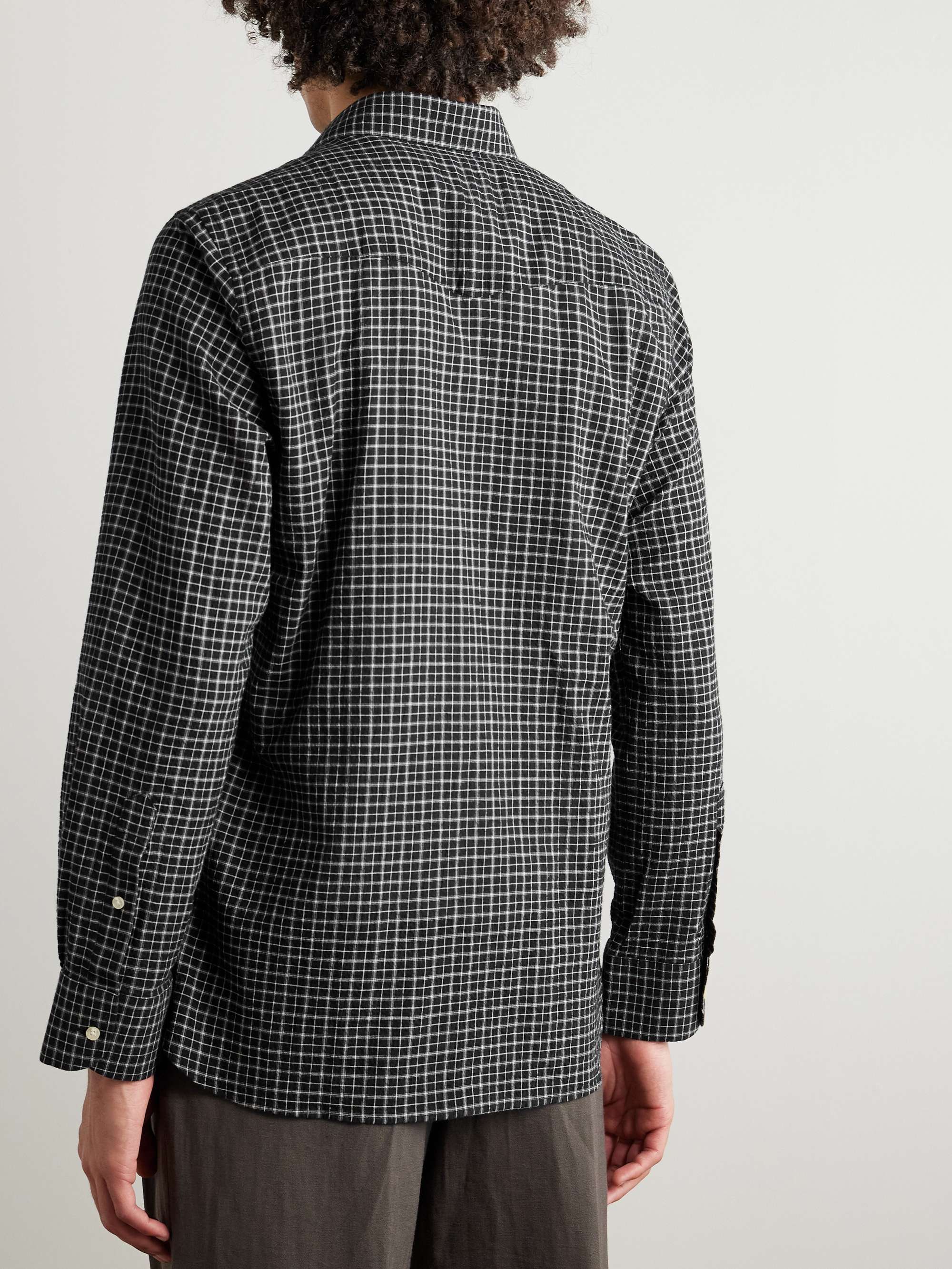Giacomo Checked Cotton Shirt view