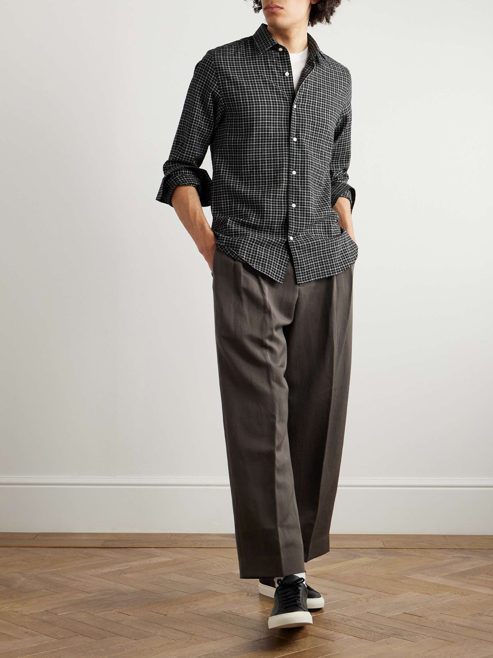 Giacomo Checked Cotton Shirt view