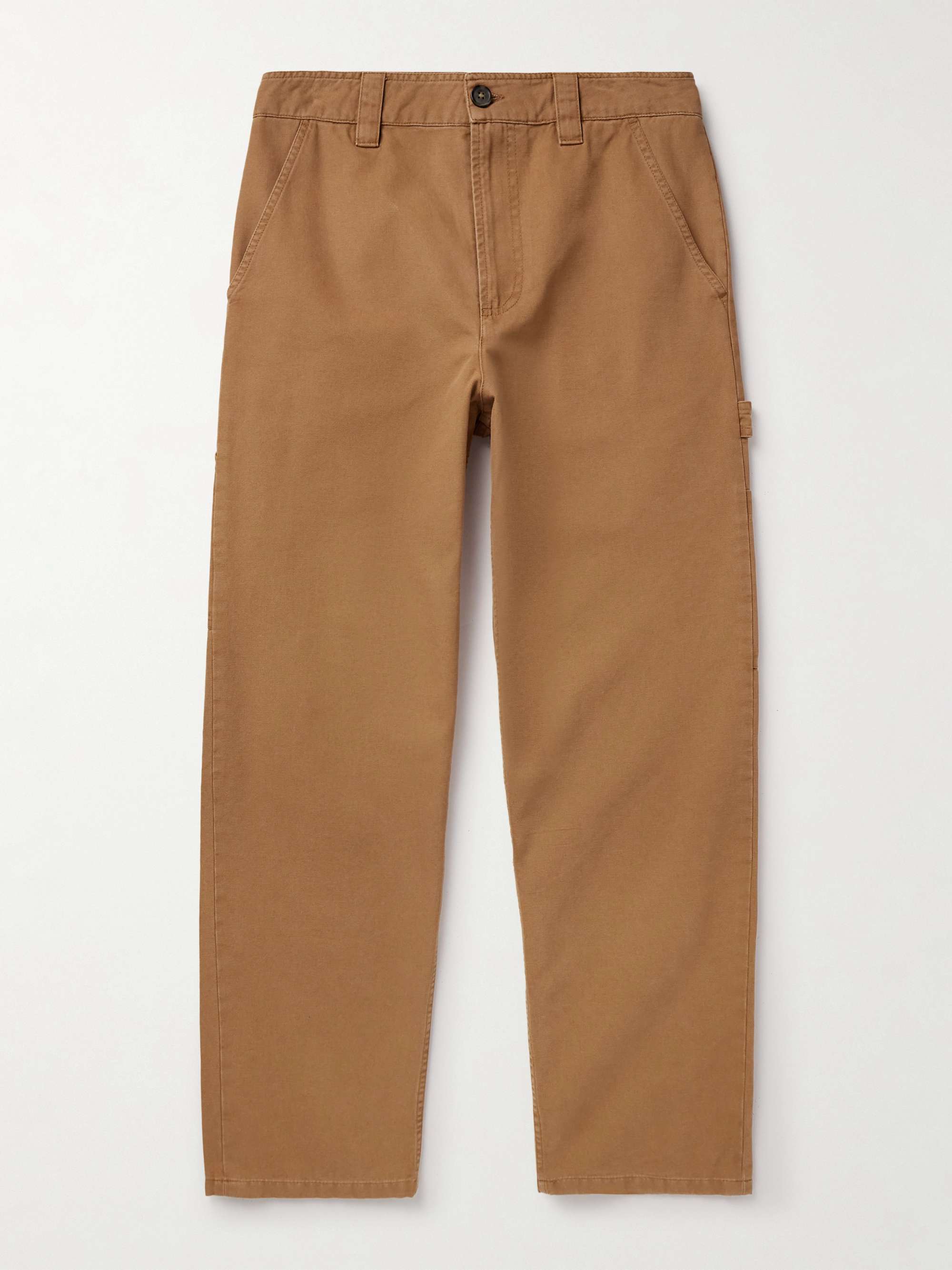 Fergus Straight-Leg Cotton-Canvas Trousers view