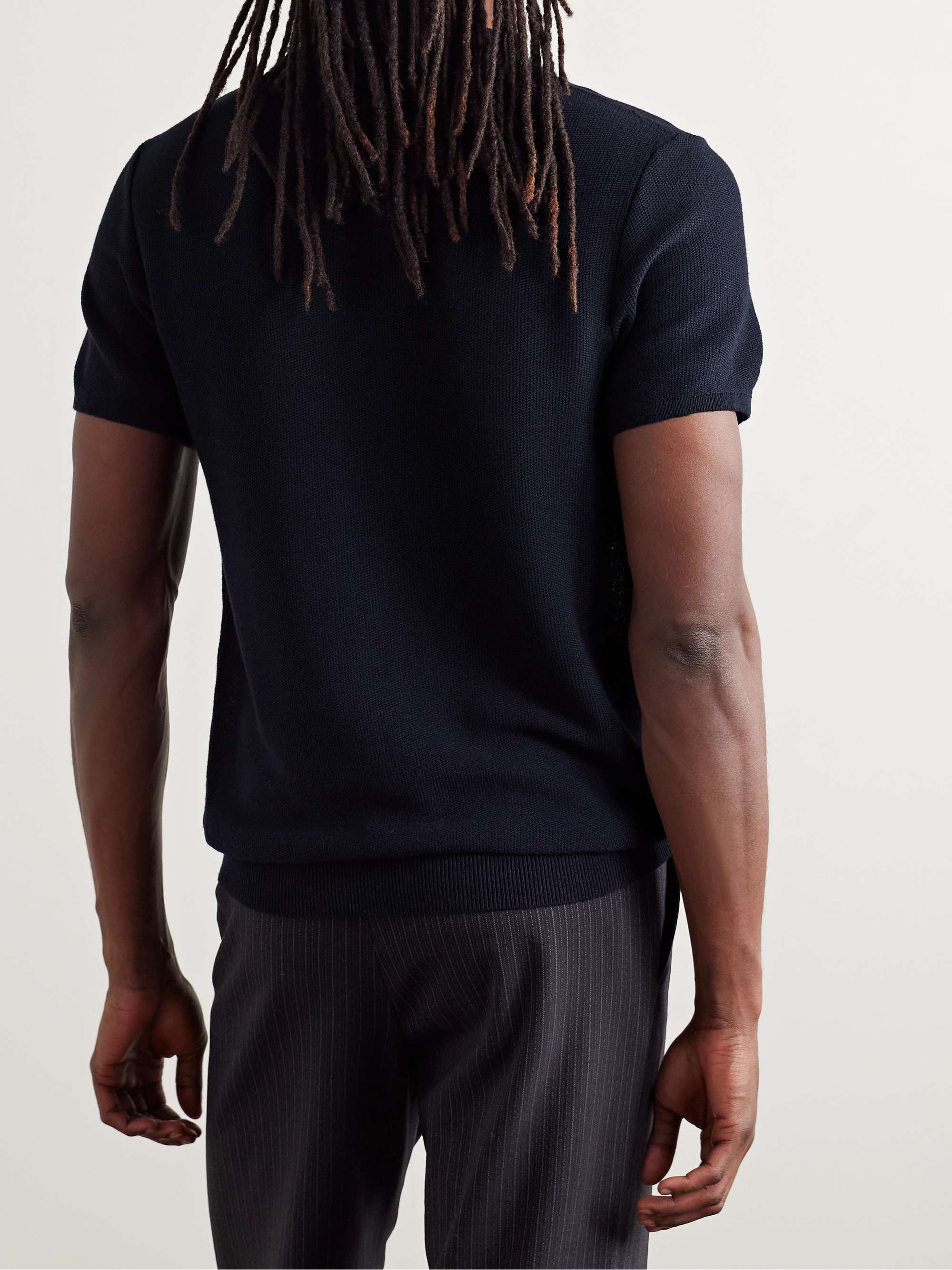 Jay Slim-Fit Piqué Polo Shirt view
