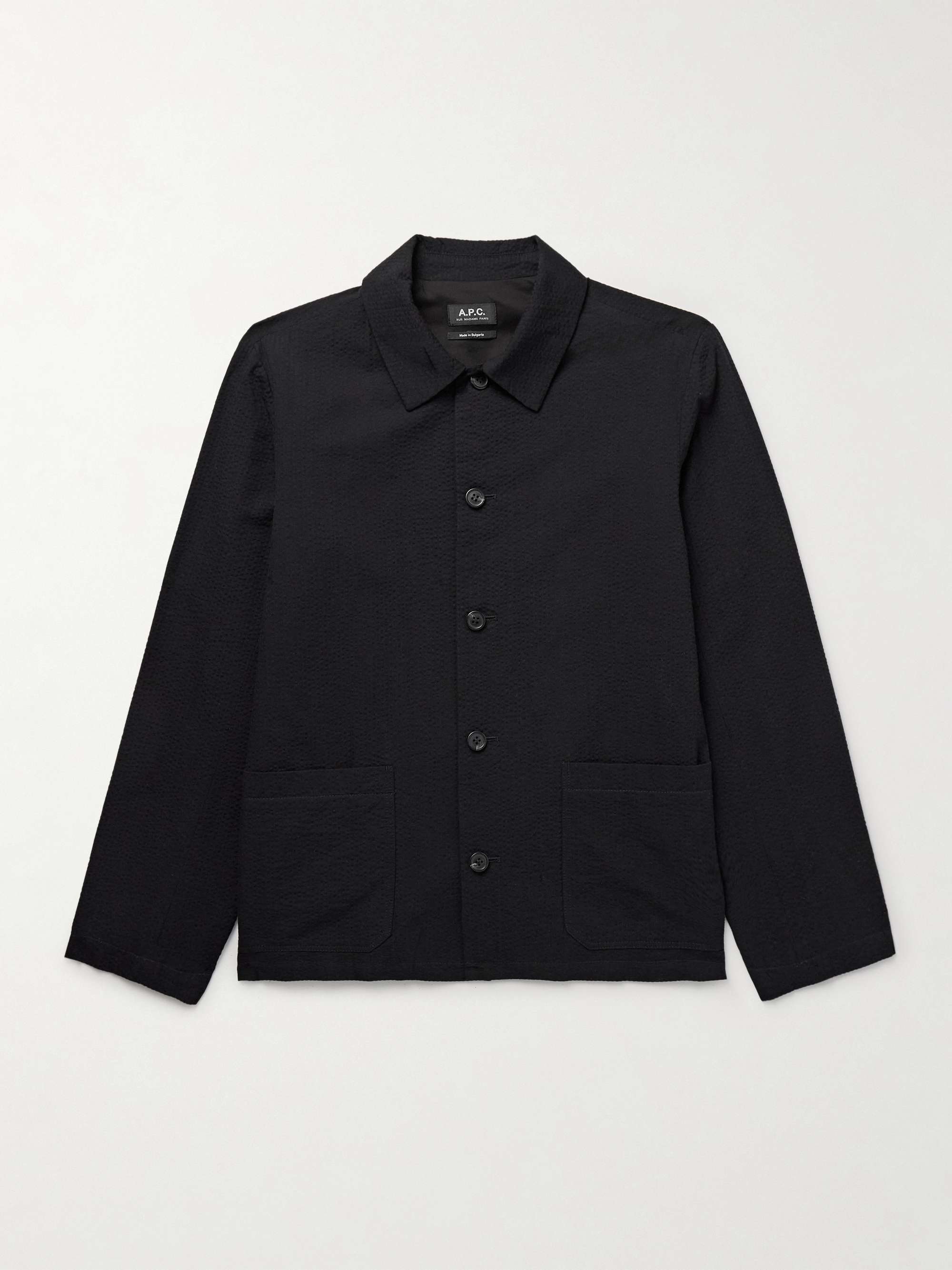 Cotton-Seersucker Overshirt view