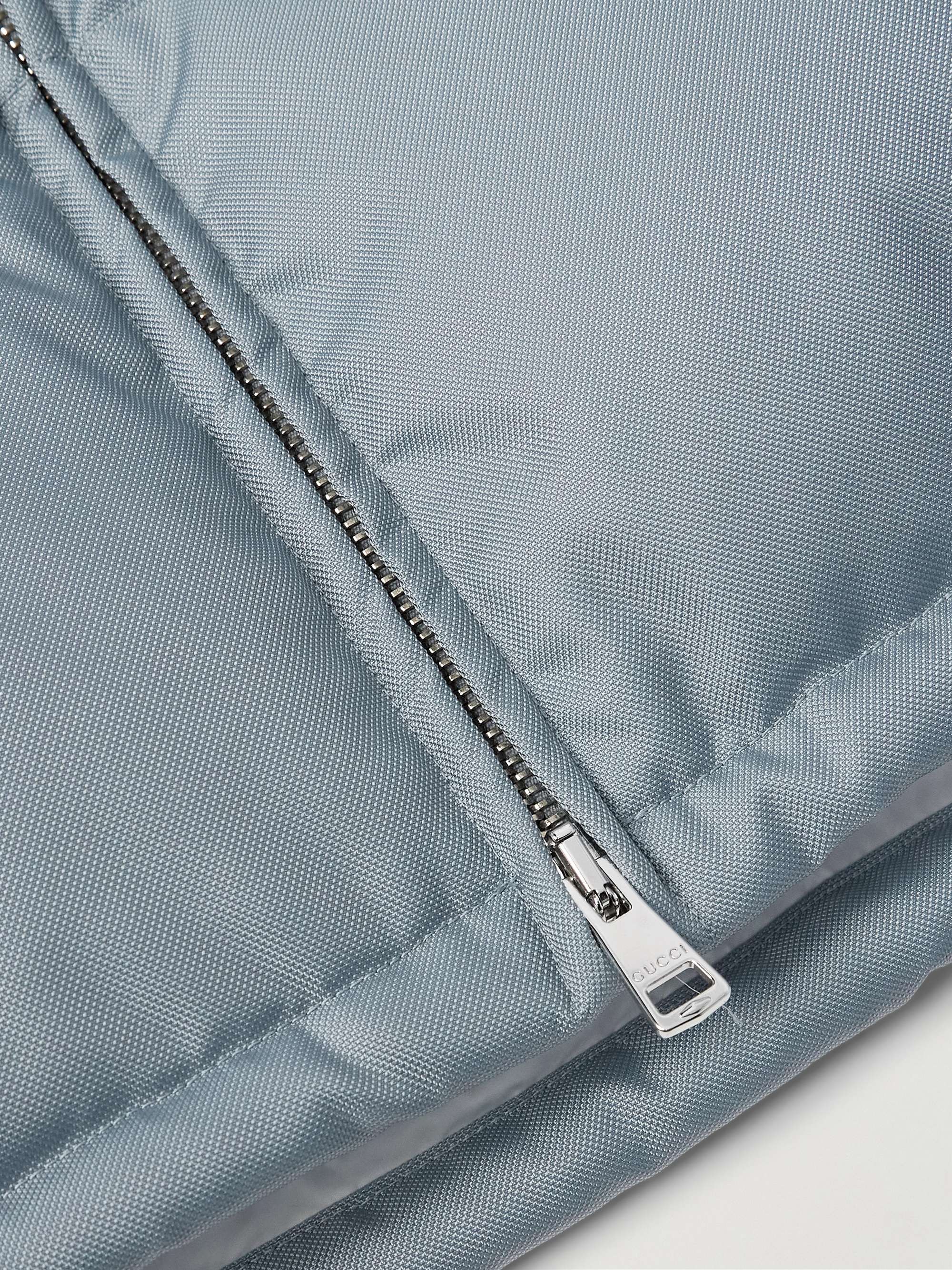 Quilted Logo-Jacquard Nylon Hooded Down Jacket view