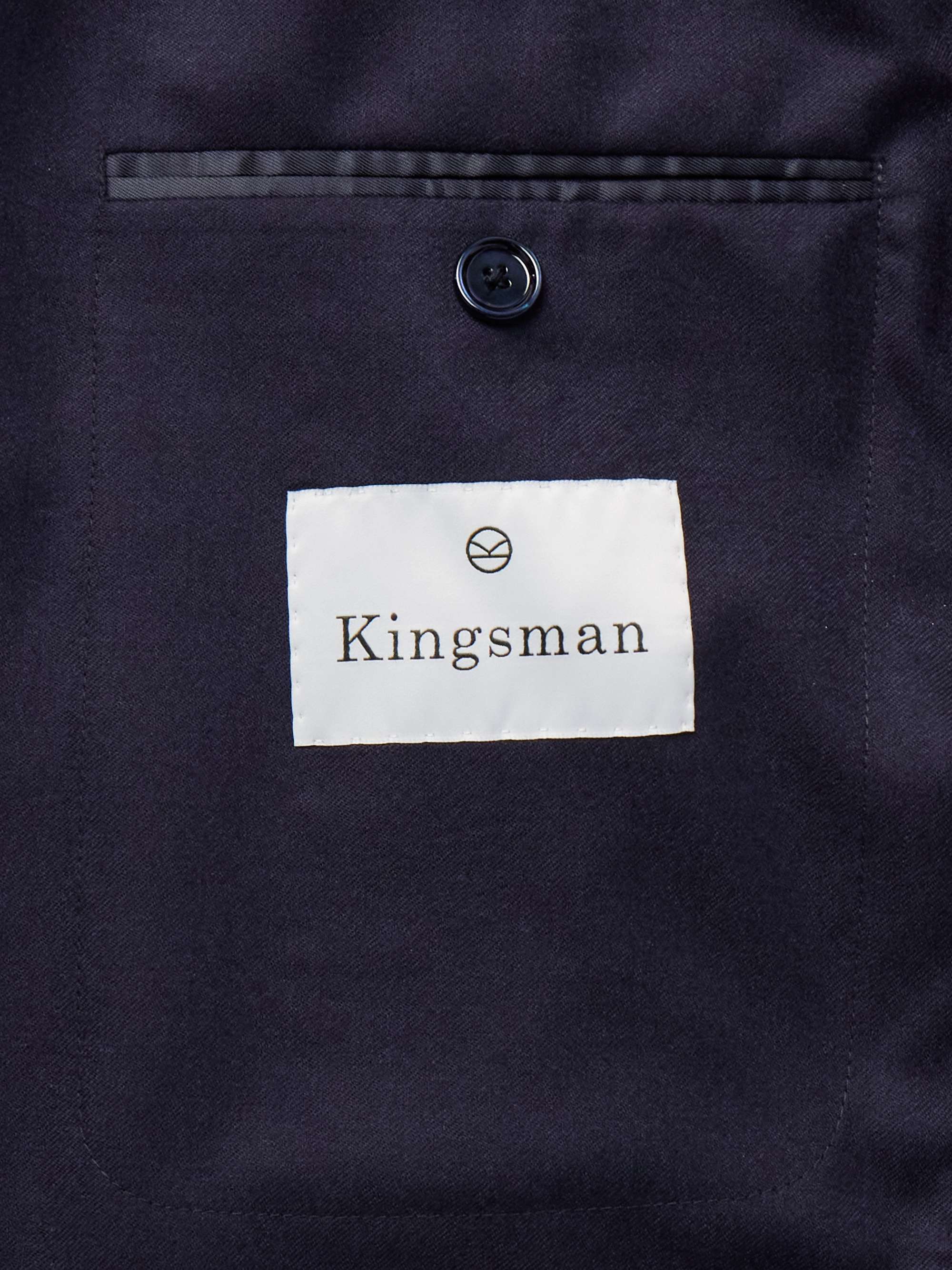 Slim-Fit Wool Blazer view