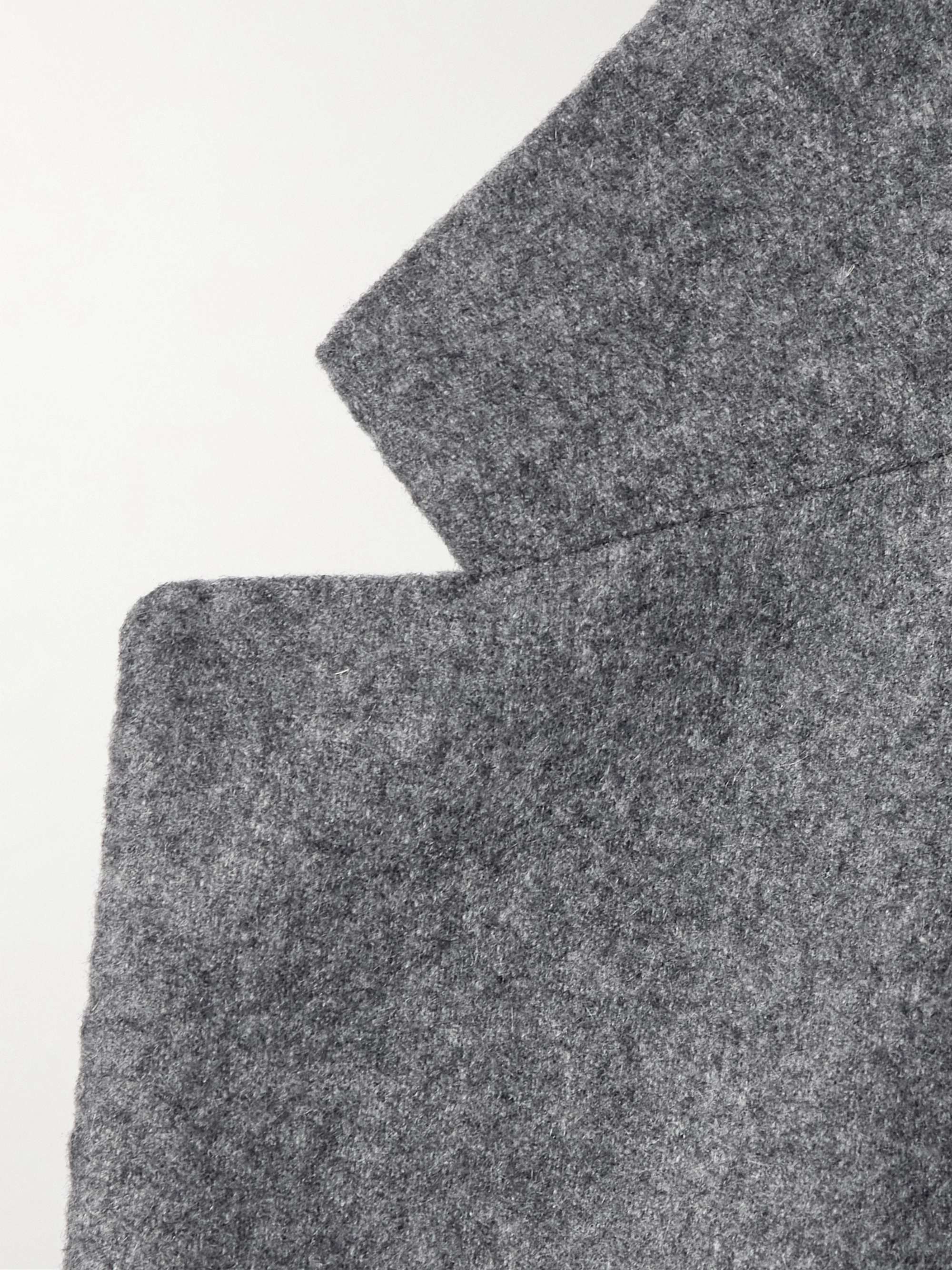 Slim-Fit Cashmere-Felt Blazer view