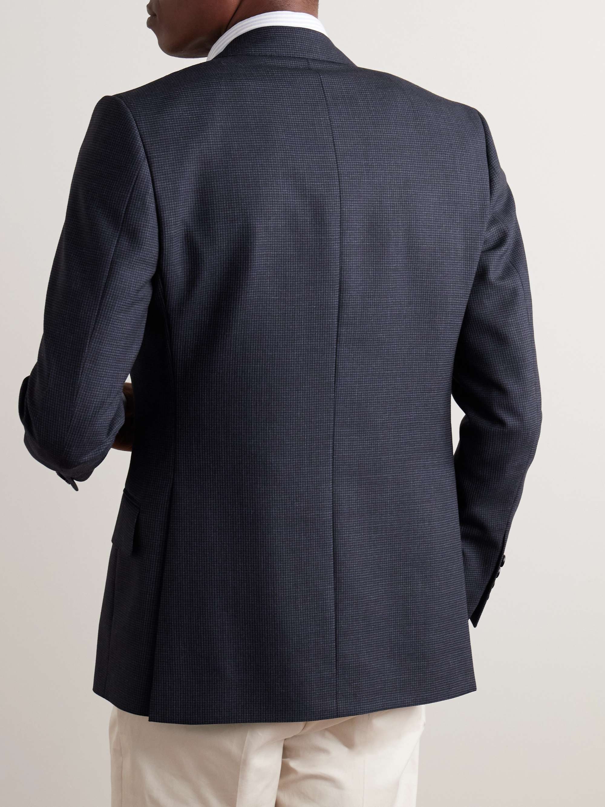 Dormeuil Slim-Fit Puppytooth Wool Suit Jacket view