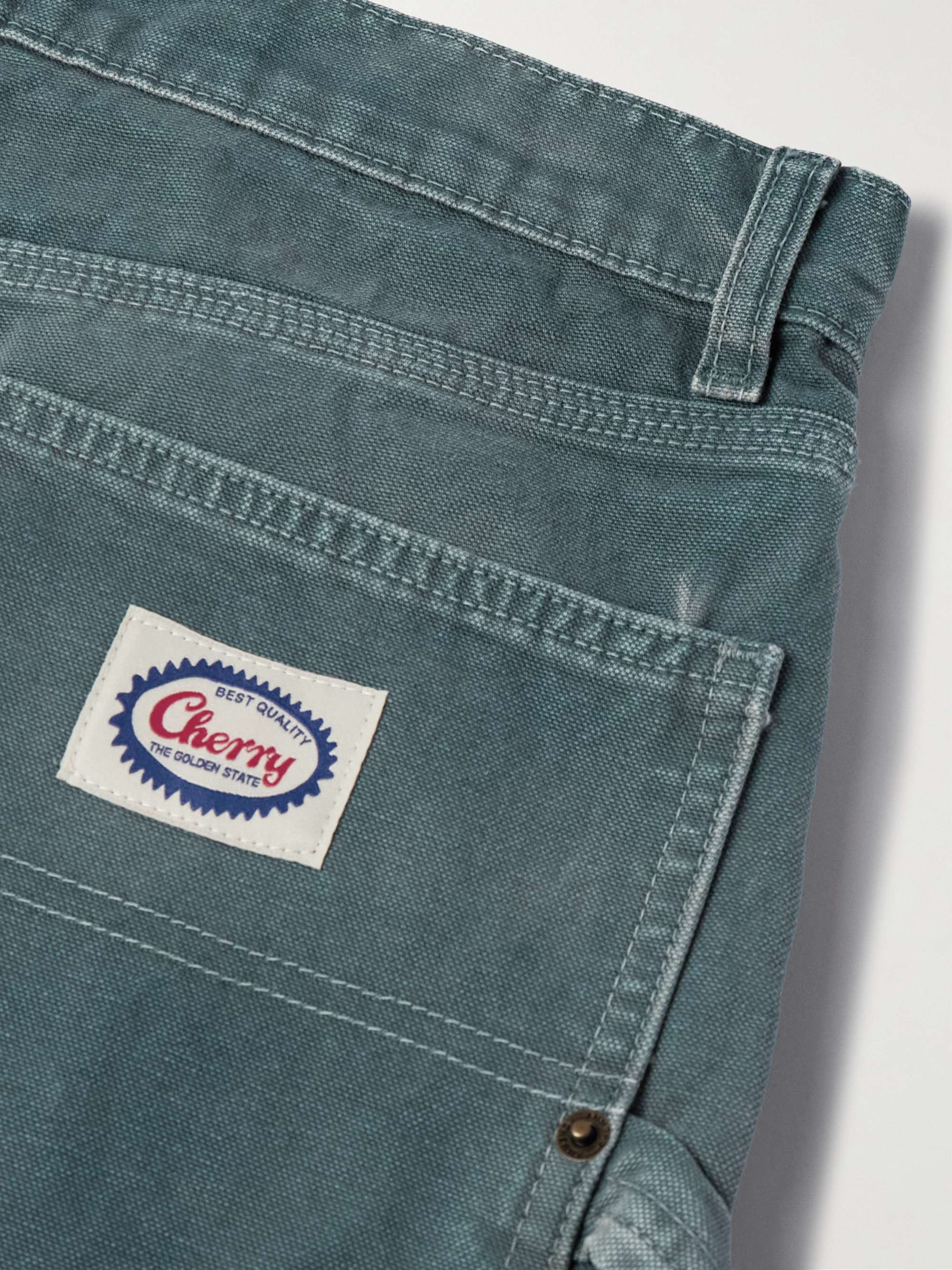 Carpenter Straight-Leg Cotton-Canvas Trousers view