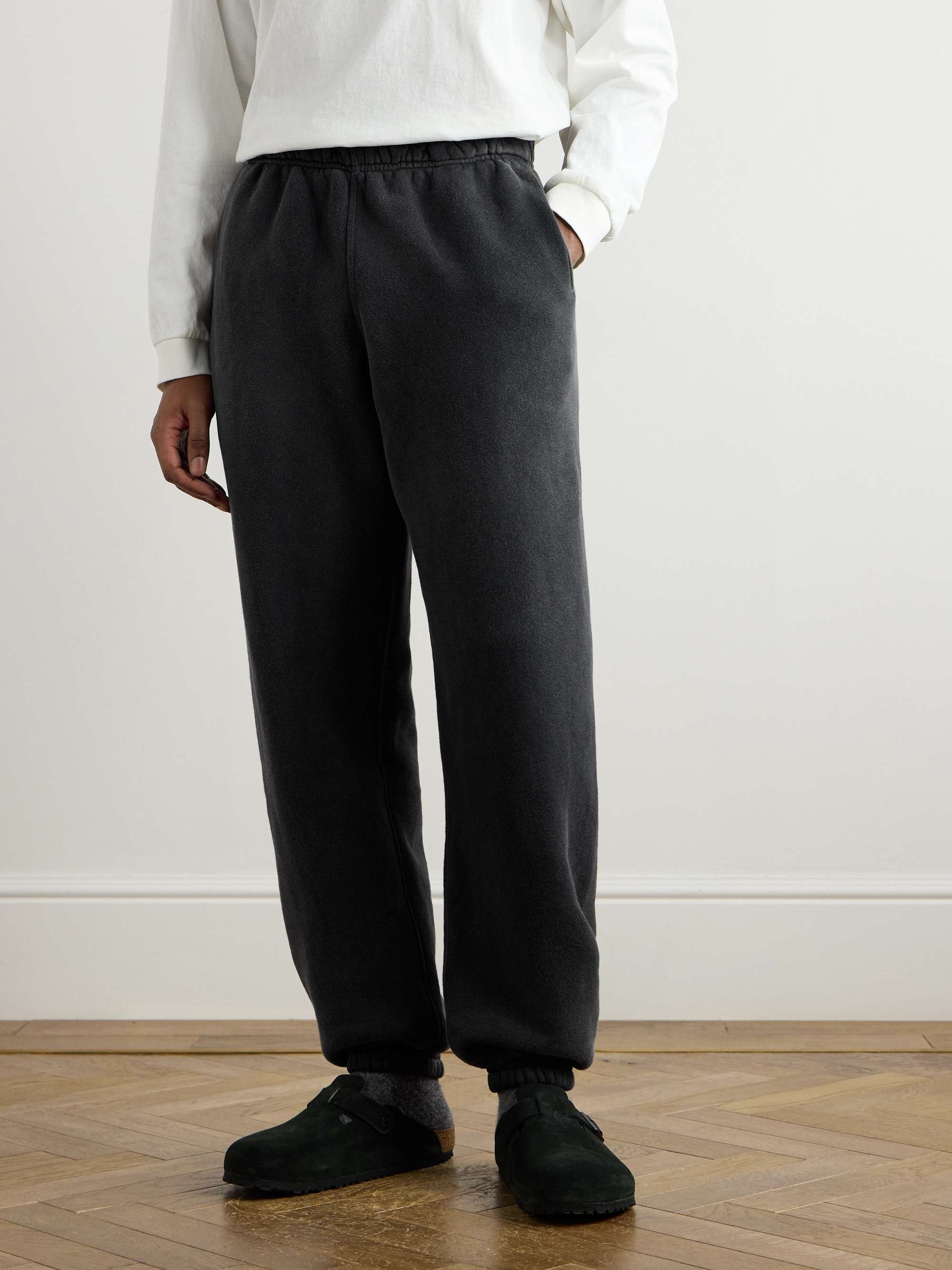 Classic Tapered Cotton-Jersey Sweatpants view