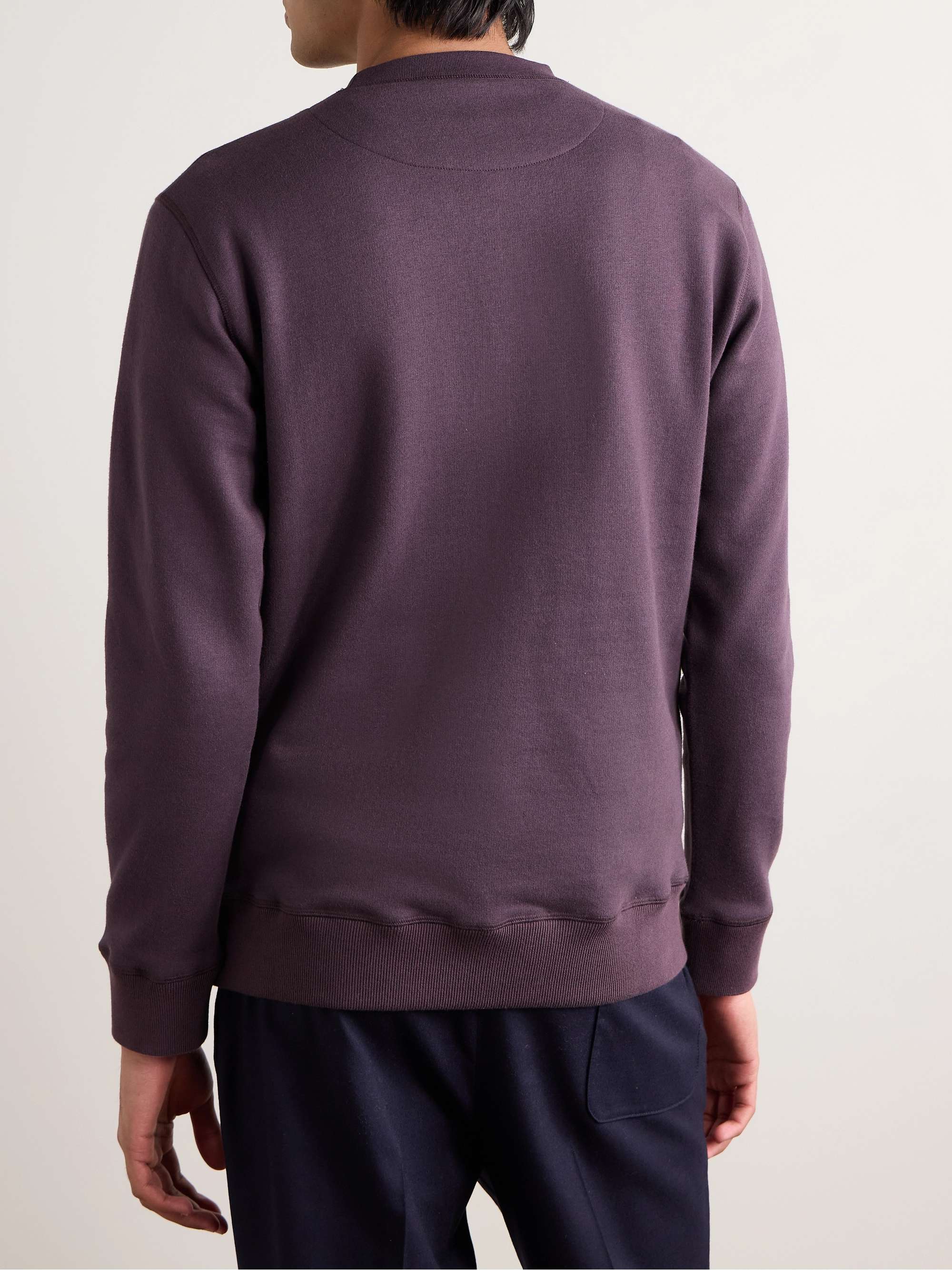Cotton and Cashmere-Blend Jersey Sweatshirt view