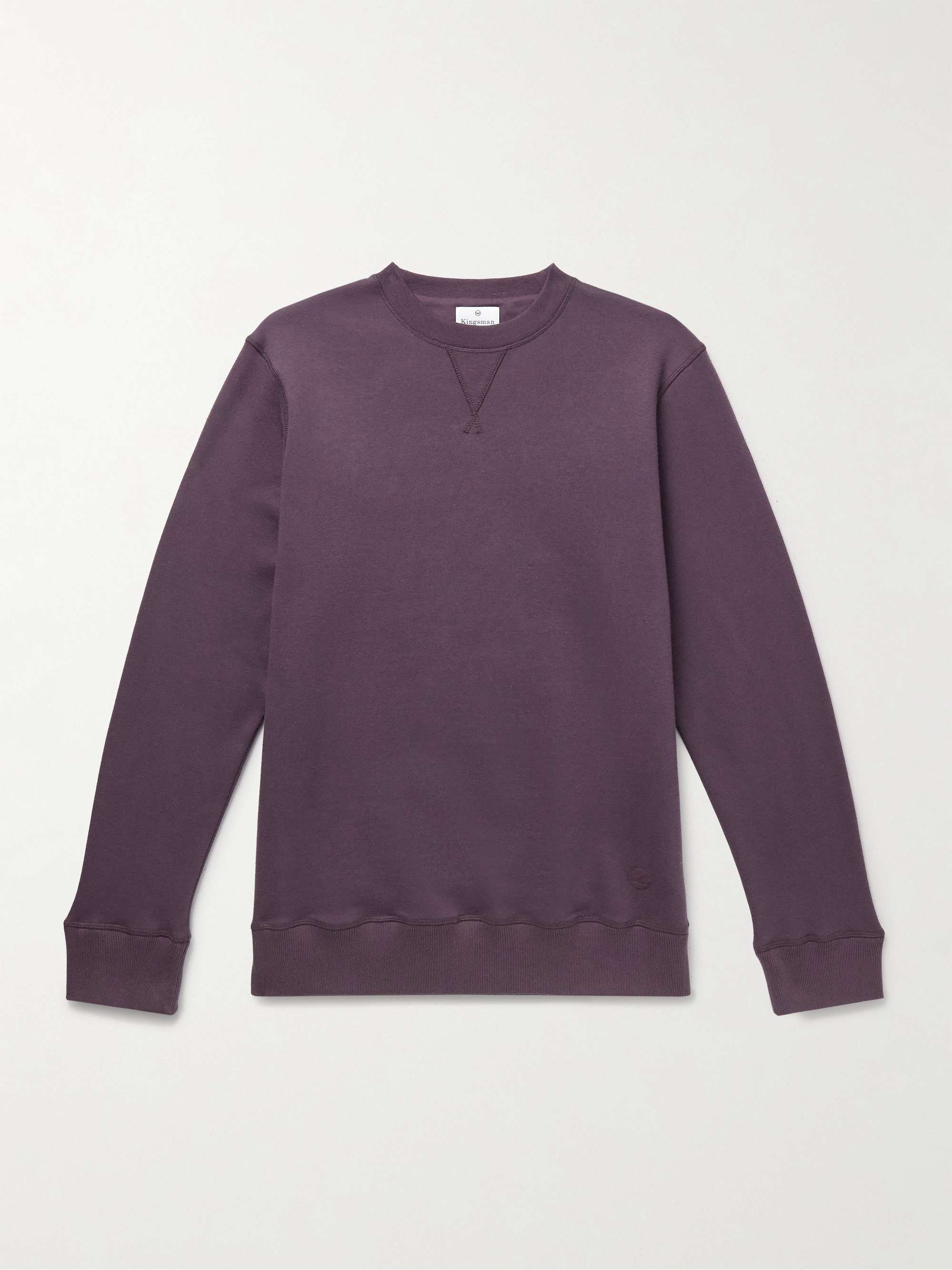 Cotton and Cashmere-Blend Jersey Sweatshirt view