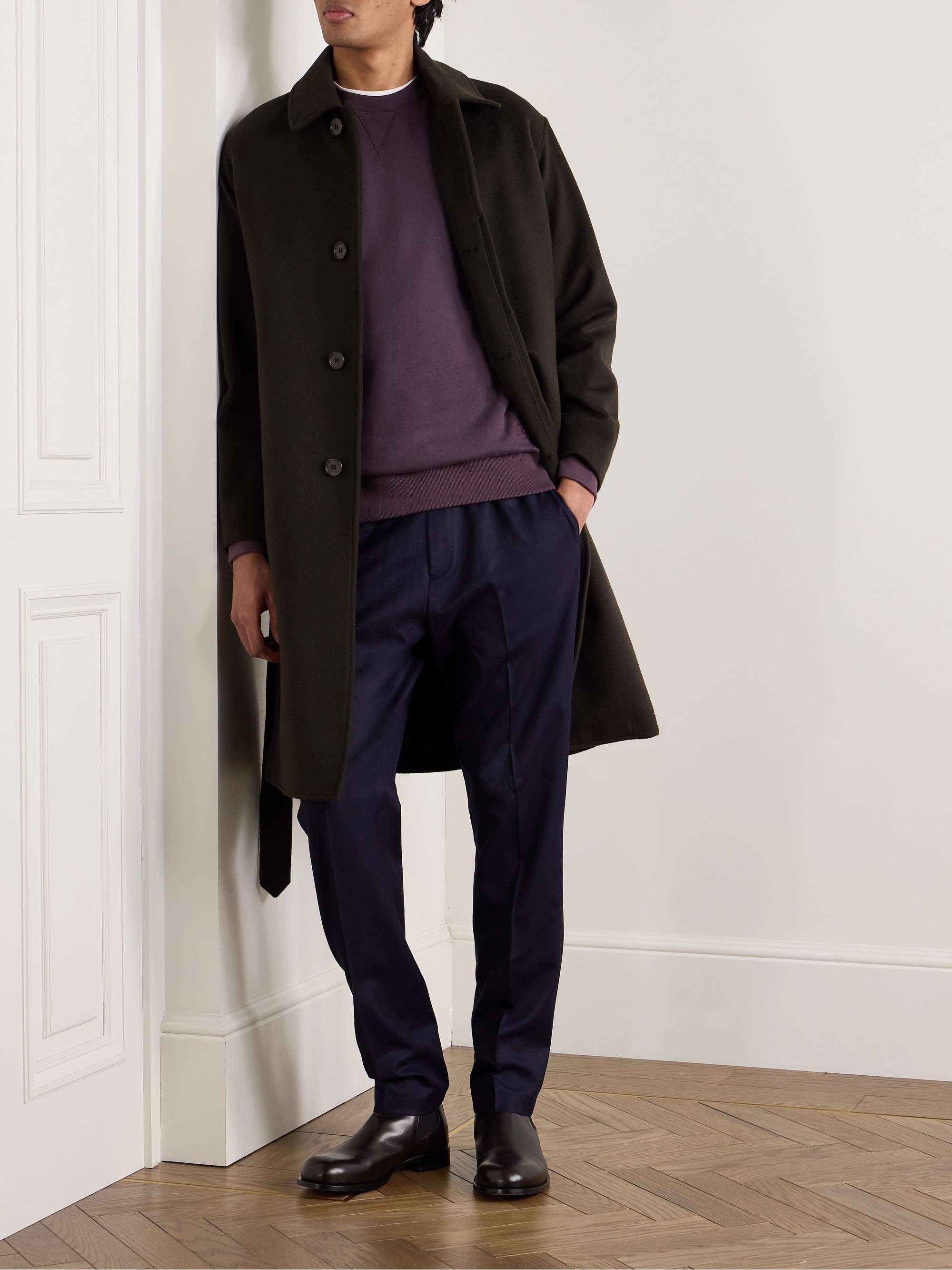 Cotton and Cashmere-Blend Jersey Sweatshirt view